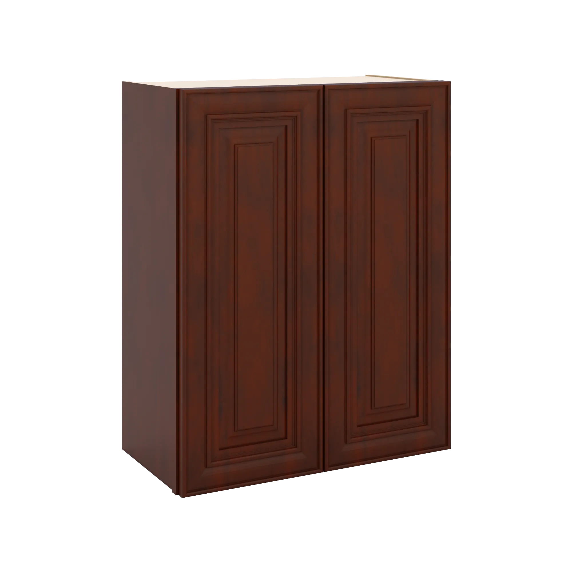 J&K Mahogany J5 Double Door Wall Cabinet - 24" W x 30" H