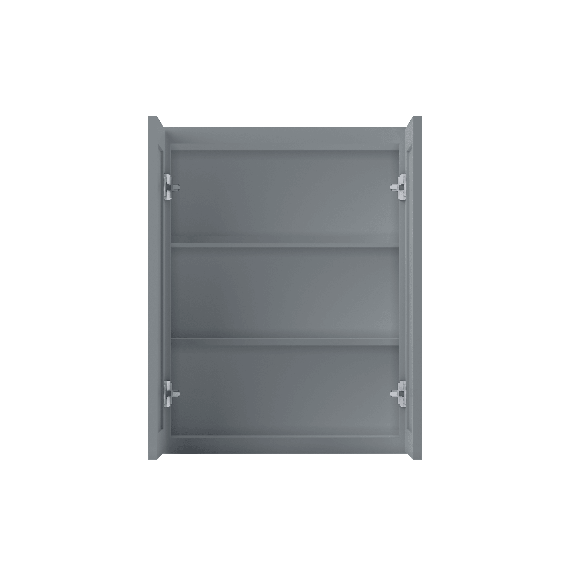 Wall Kitchen Cabinet W2430 Colonial Gray LessCare 24 in. width 30 in. height 12 in. depth