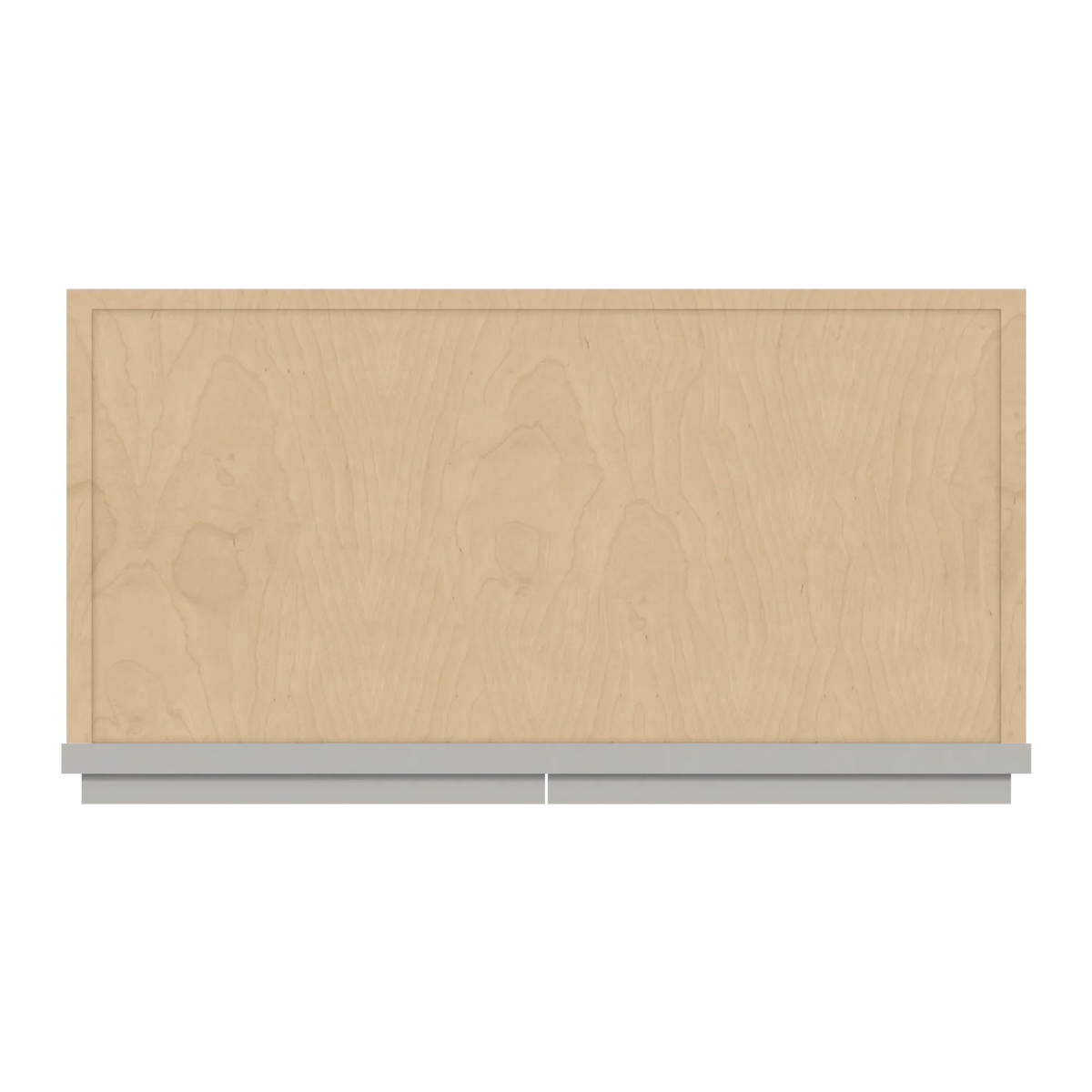 cnc luxor 5 piece misty grey 24 w x 30 h double door wall cabinet