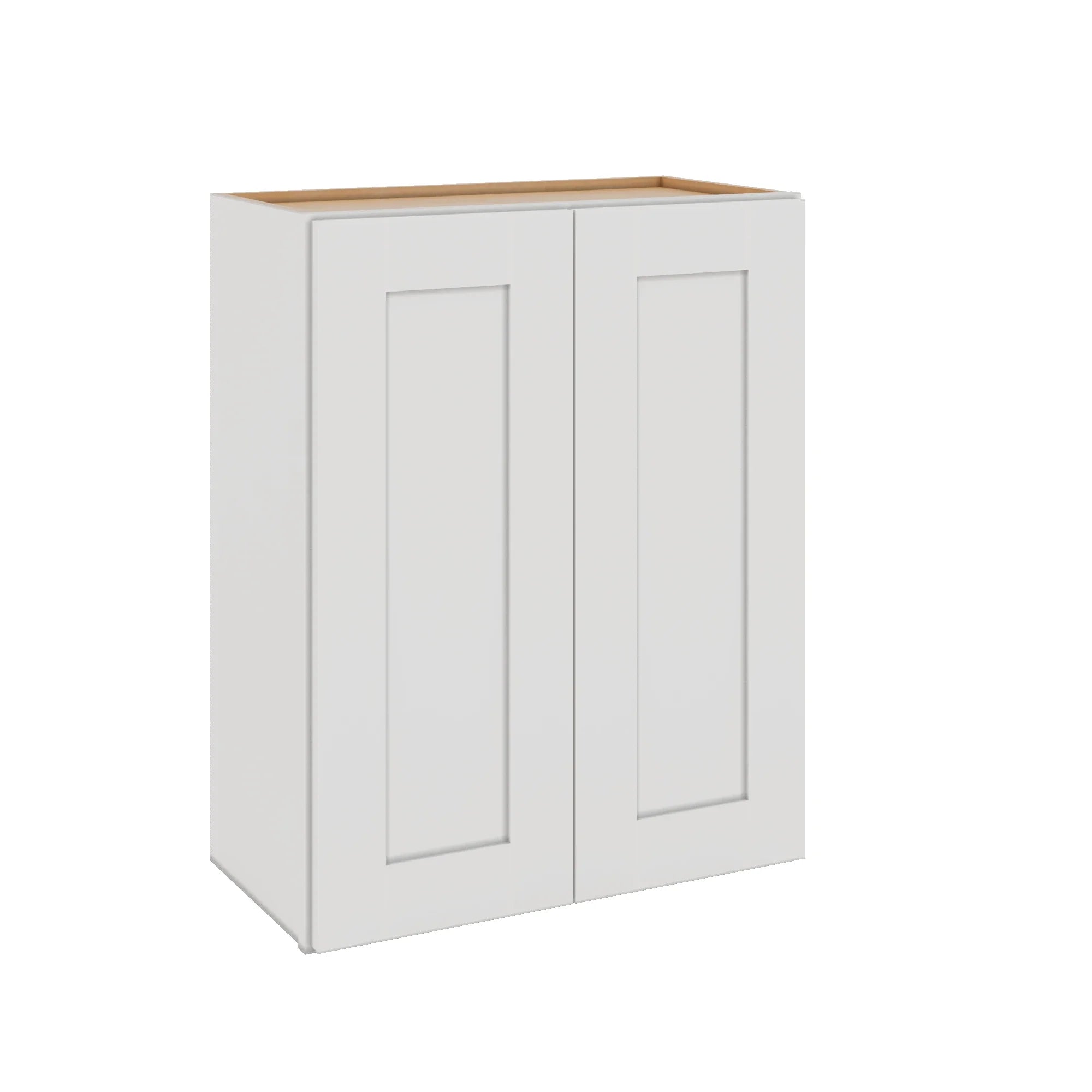 Modernform Cabinet White Shaker 24" W X 30" H X 12" D Double Door Wall Cabinet