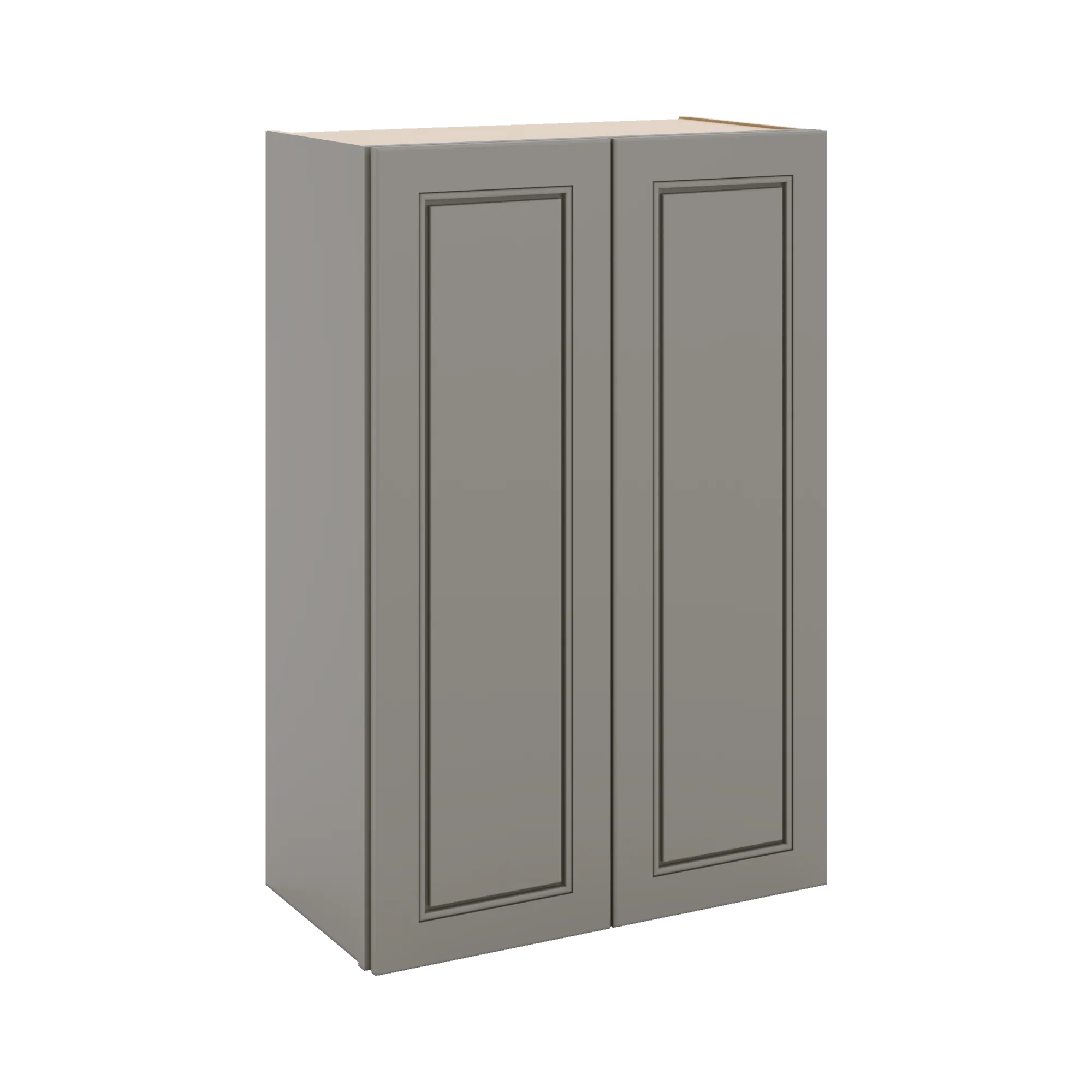 J&K Greige K3 Double Door Wall Cabinet - 24" W x 36" H