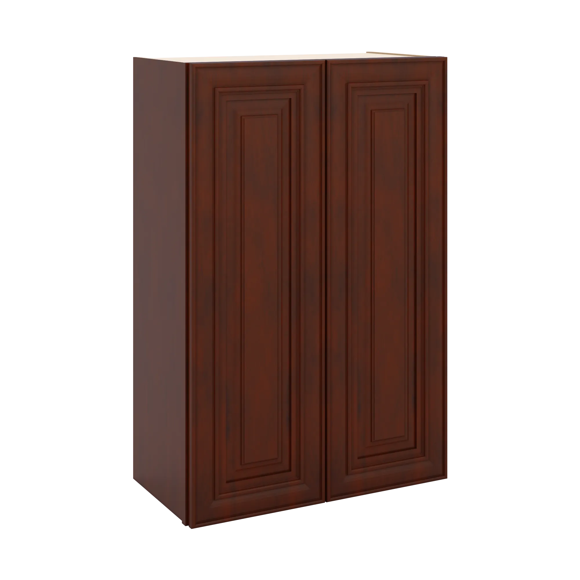 J&K Mahogany J5 Double Door Wall Cabinet - 24" W x 36" H