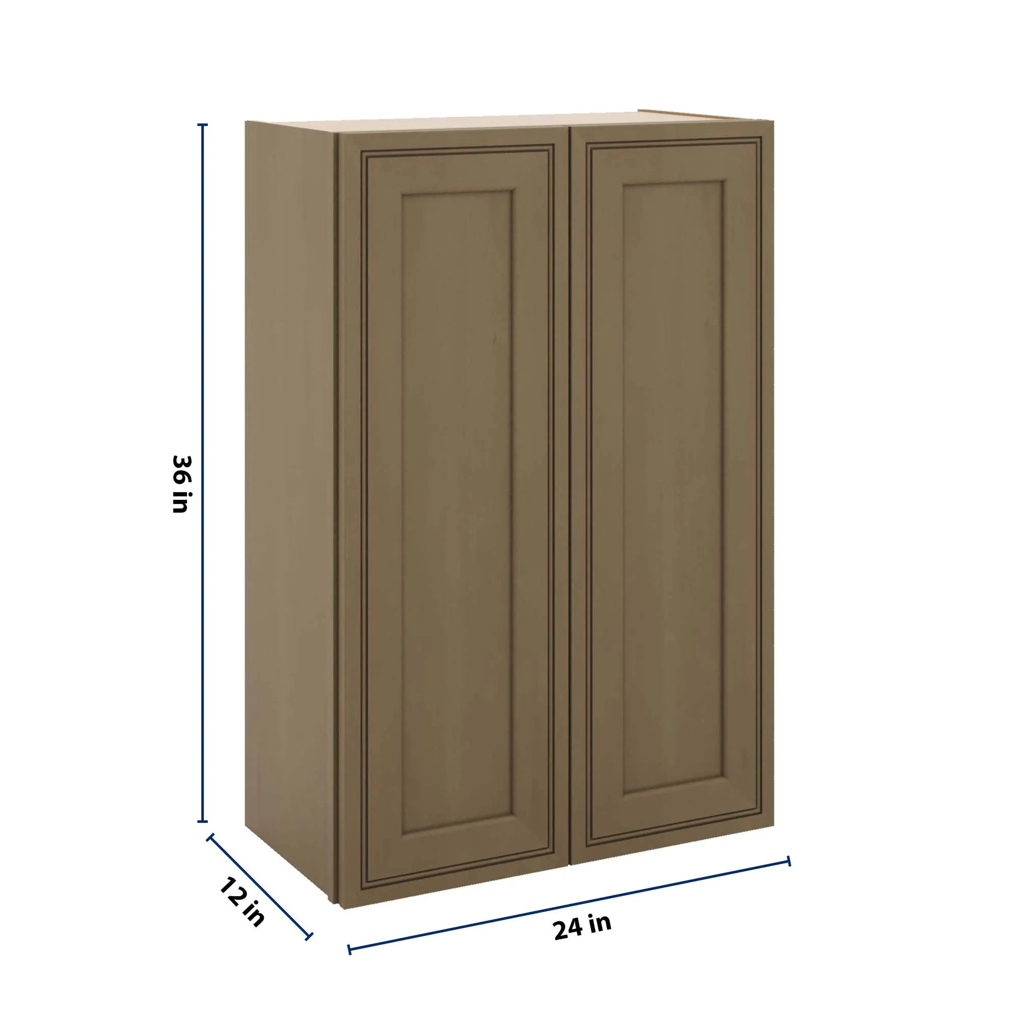 J&K Hazel H8 Double Door Wall Cabinet - 24" W x 36" H