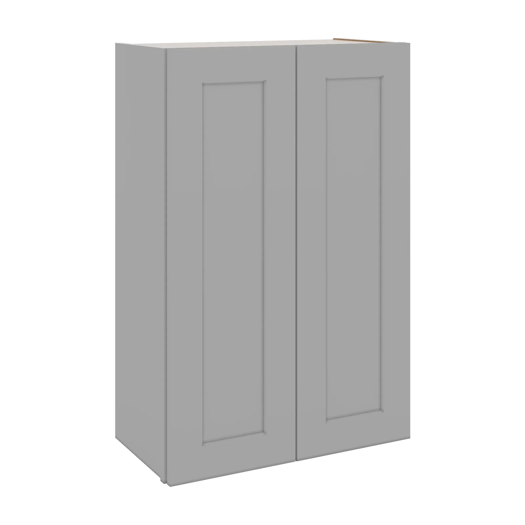 J&K Castle Grey S5 Double Door Wall Cabinet - 24" W x 36" H