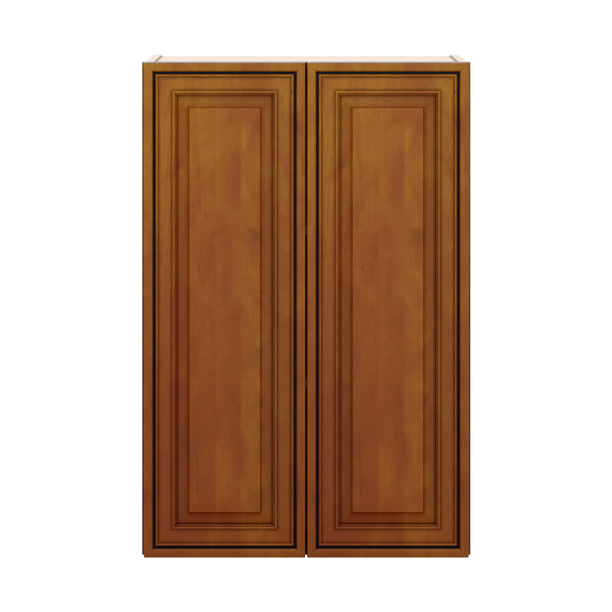 j k mocha glazed k10 double door wall cabinet 24 w x 36 h