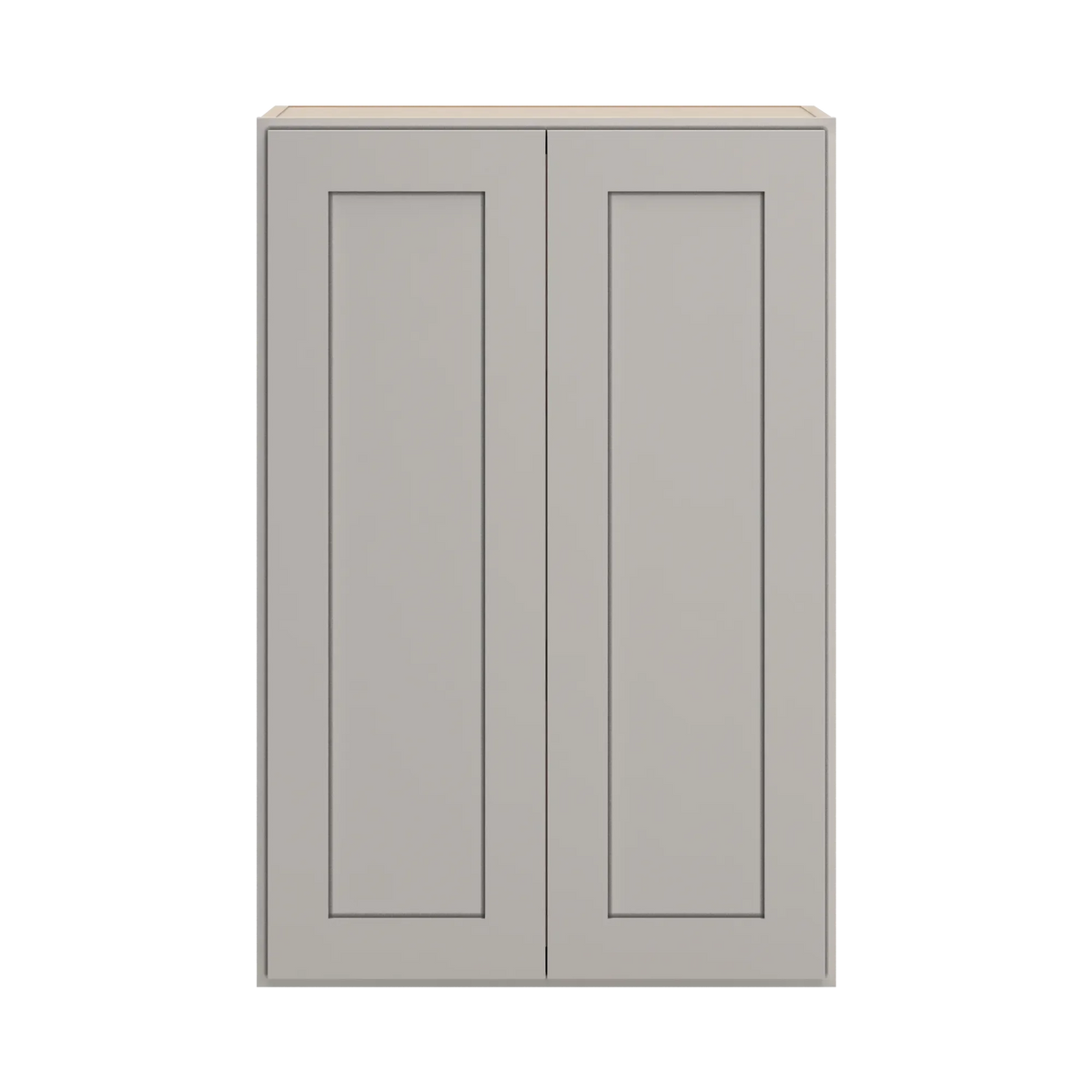cnc luxor 5 piece misty grey 24 w x 36 h double door wall cabinet