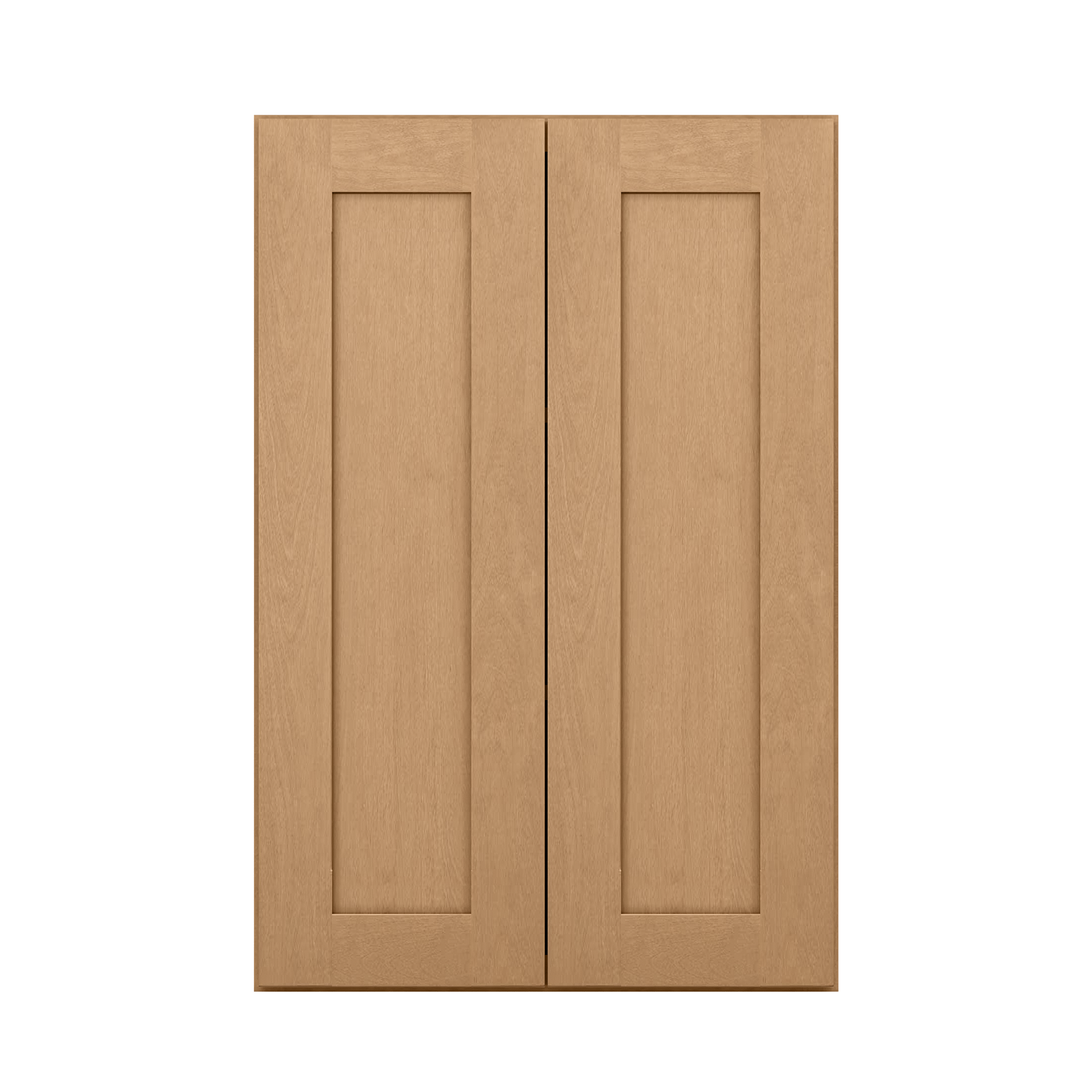 Wall Kitchen Cabinet W2436 Shaker Toffee LessCare 24 in. width 36 in. height 12 in. depth