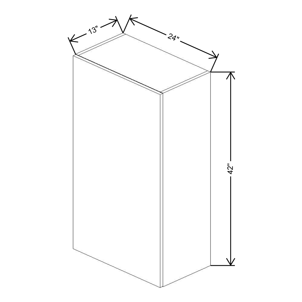 Fabuwood Illume Tuscany Muratti 4 42" High Wall