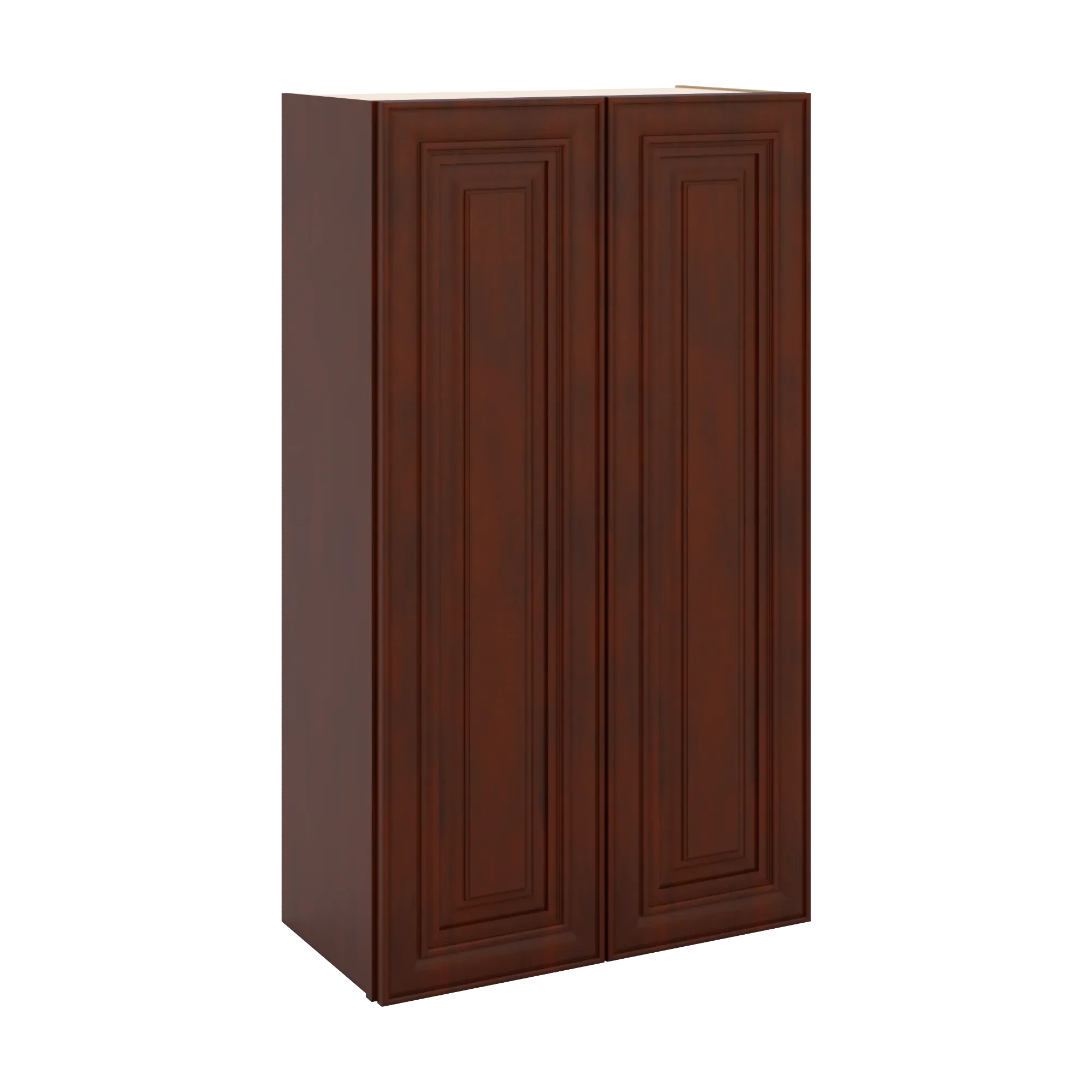J&K Mahogany J5 Double Door Wall Cabinet - 24" W x 42" H
