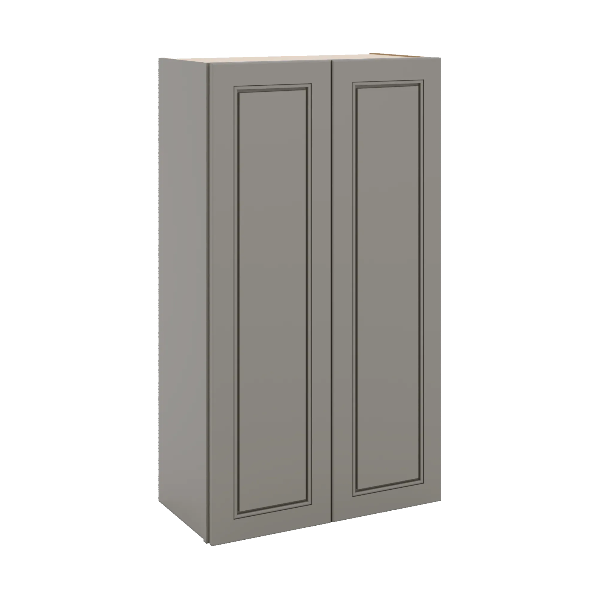 J&K Greige K3 Double Door Wall Cabinet - 24" W x 42" H