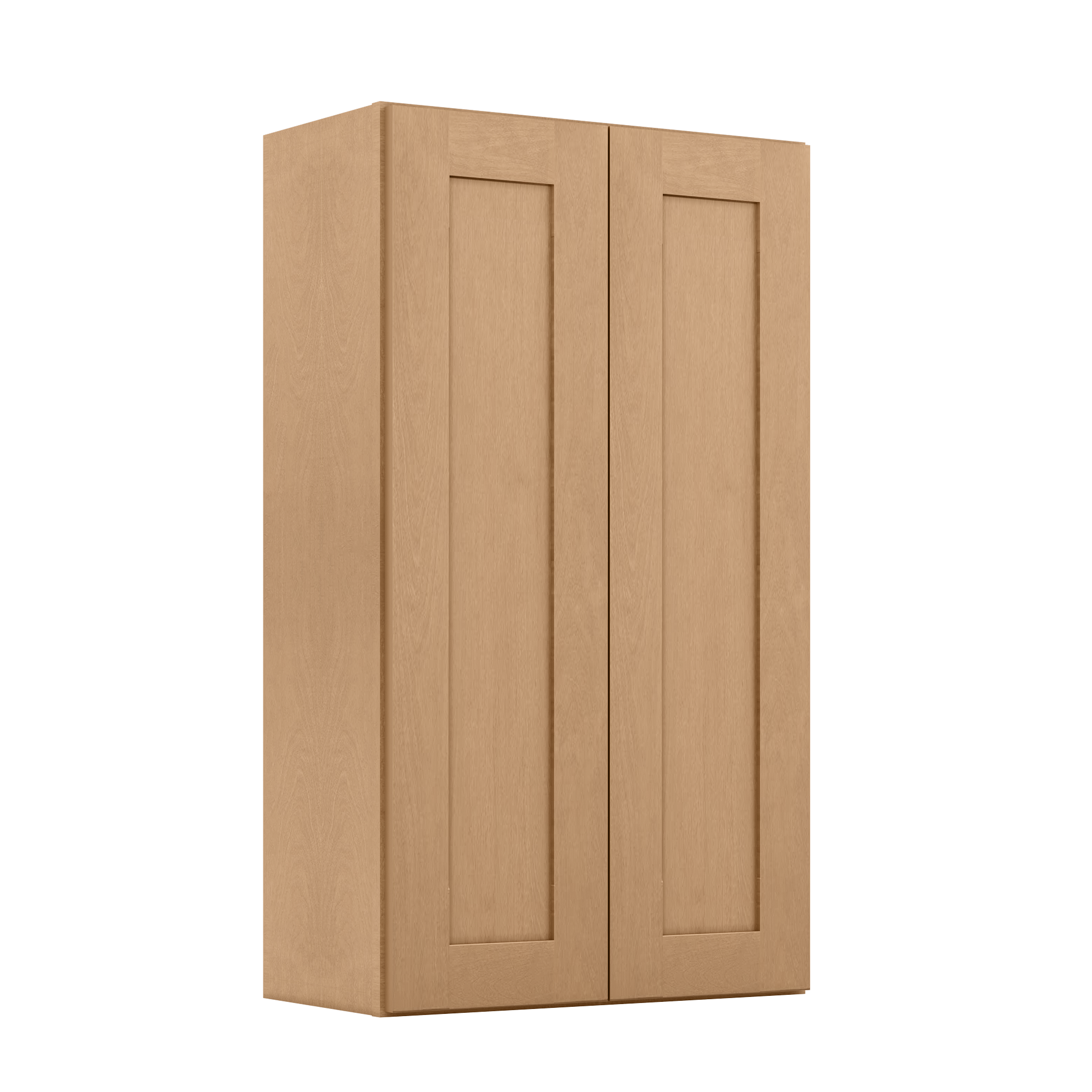 Wall Kitchen Cabinet W2442 Shaker Toffee LessCare 24 in. width 42 in. height 12 in. depth