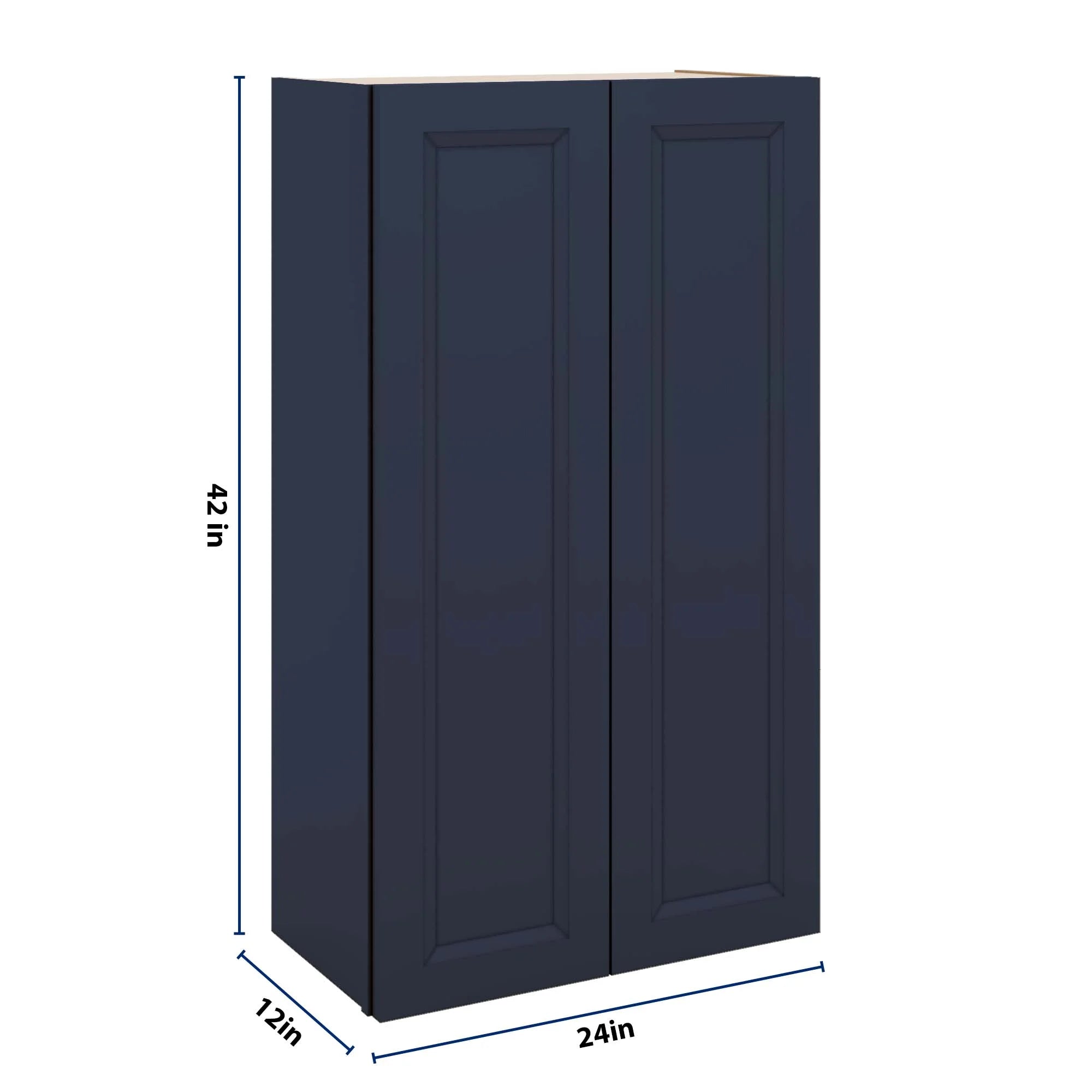 J&K Naval B7 Double Door Wall Cabinet - 24" W x 42" H