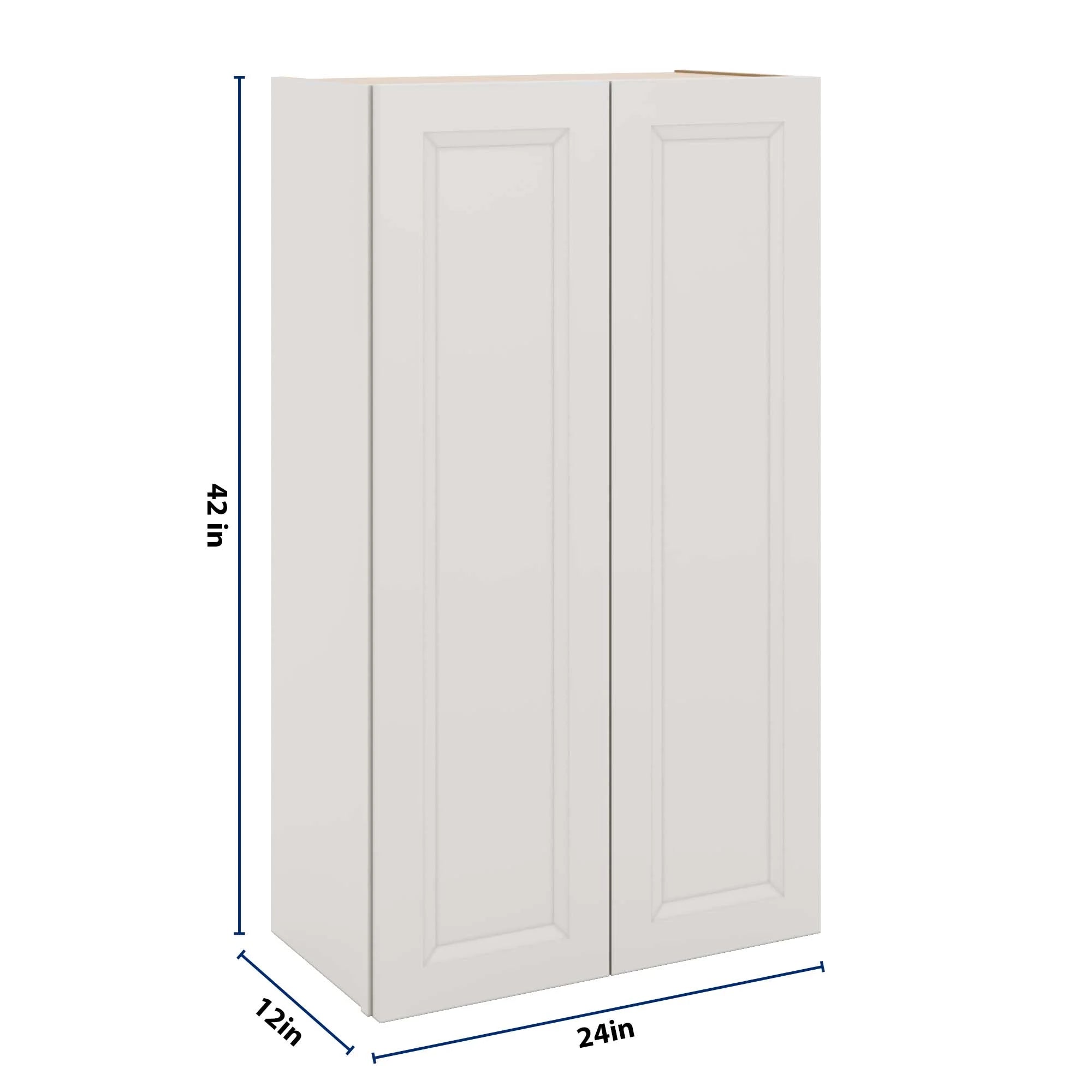 J&K Pure B5 Double Door Wall Cabinet - 24" W x 42" H