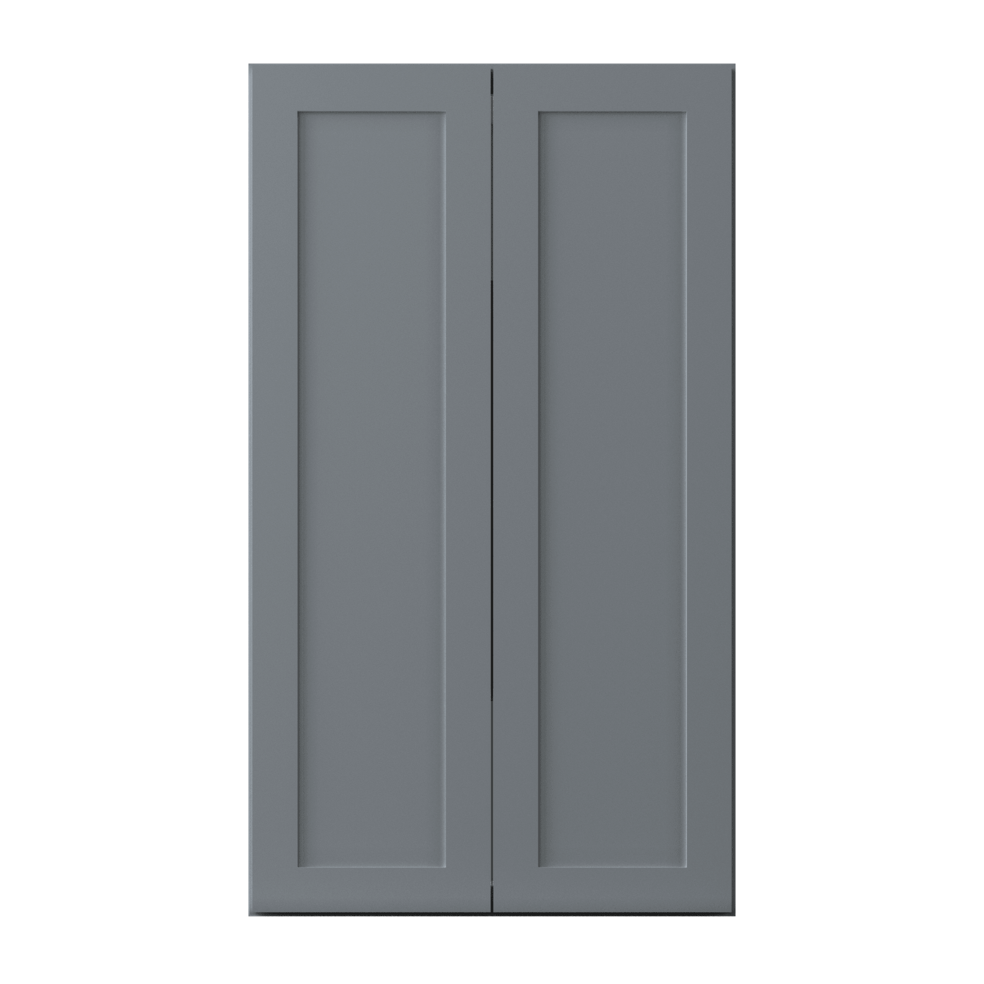 Wall Kitchen Cabinet W2442 Colonial Gray LessCare 24 in. width 42 in. height 12 in. depth