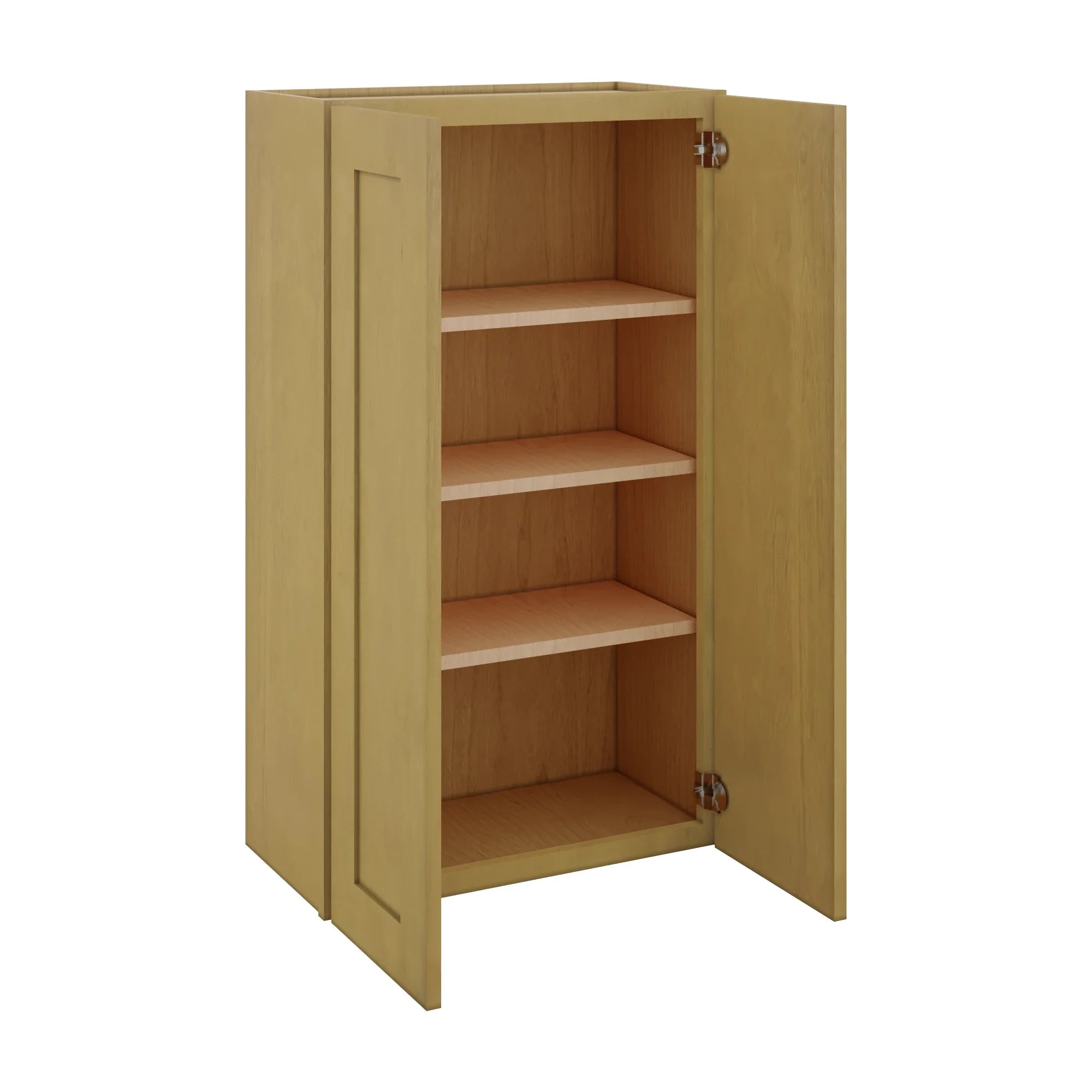 Modernform Cabinet Natural Shaker 24" W X 42" H X 12" D Double Door Wall Cabinet