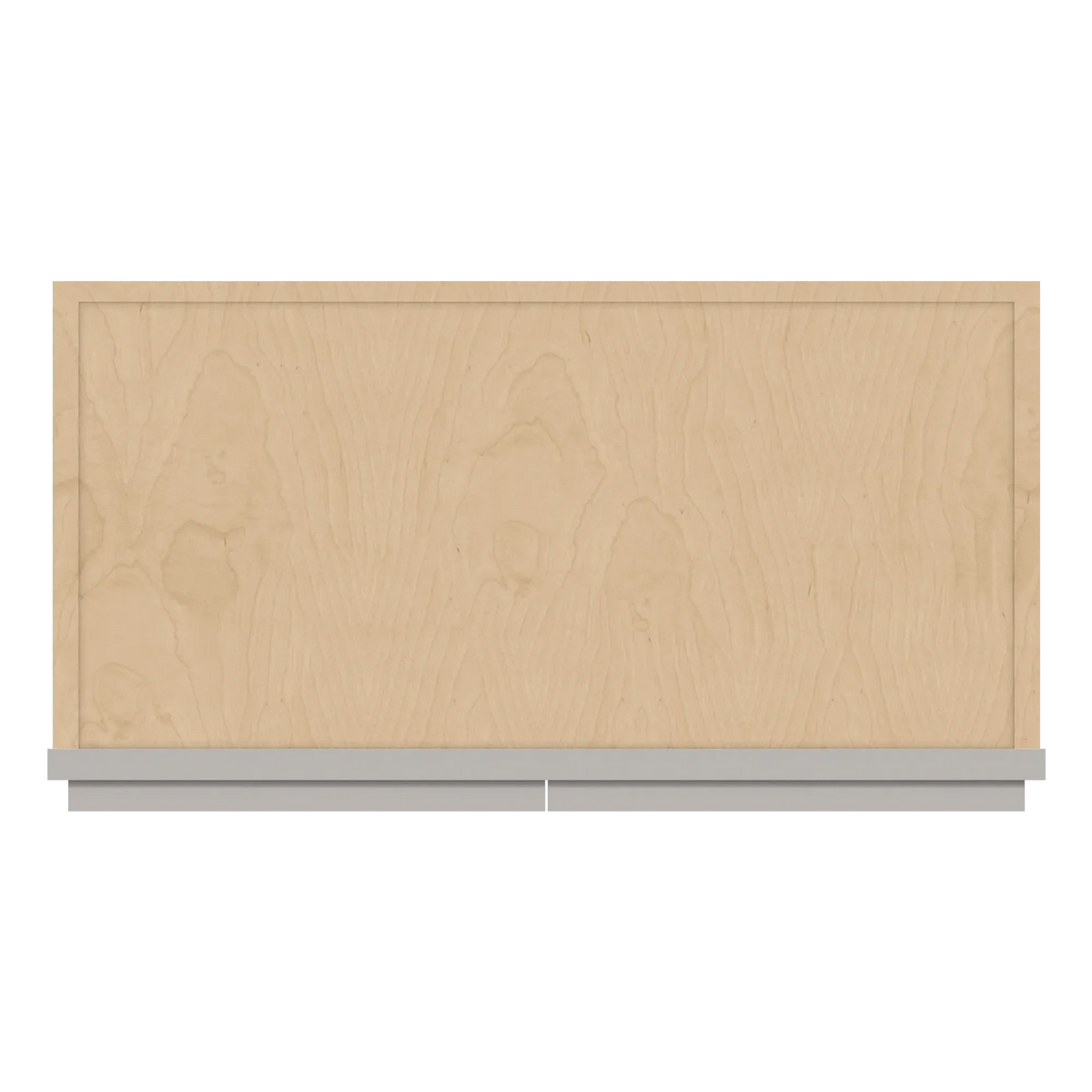 cnc luxor 5 piece misty grey 24 w x 42 h double door wall cabinet