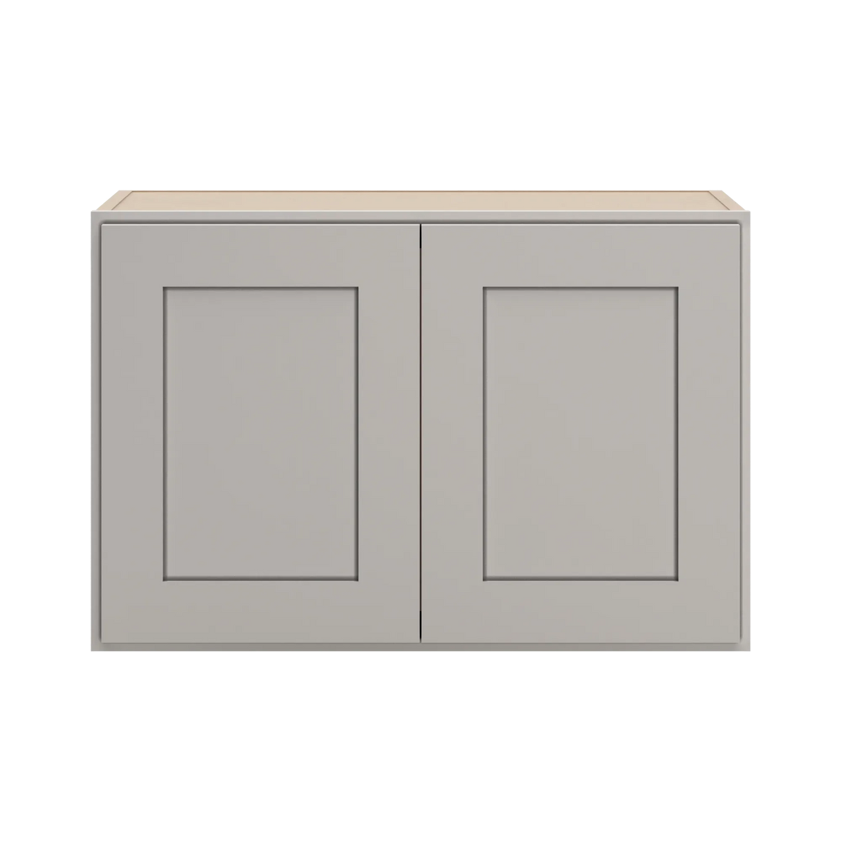 cnc luxor 5 piece misty grey 27 w x 18 h double door wall cabinet