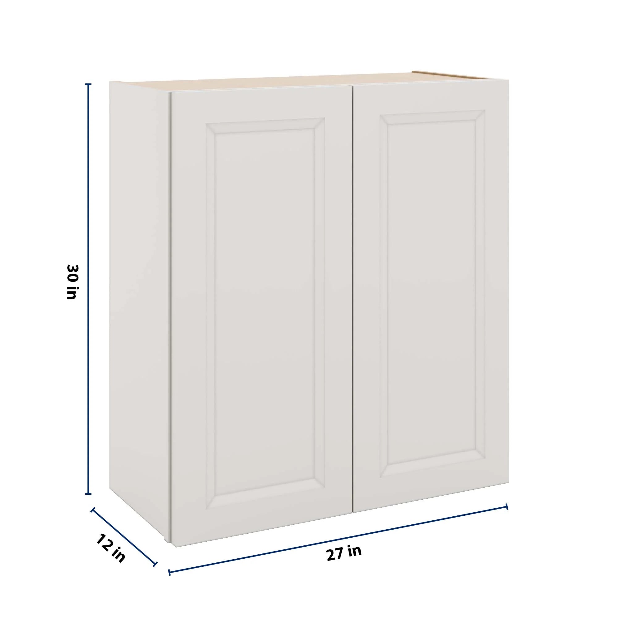 J&K Pure B5 Double Door Wall Cabinet - 27" W x 30" H