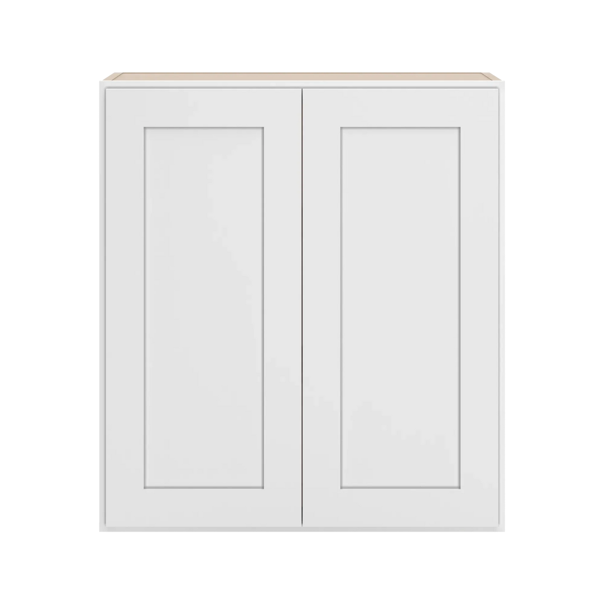 cnc luxor white 27 w x 30 h double door wall cabinet