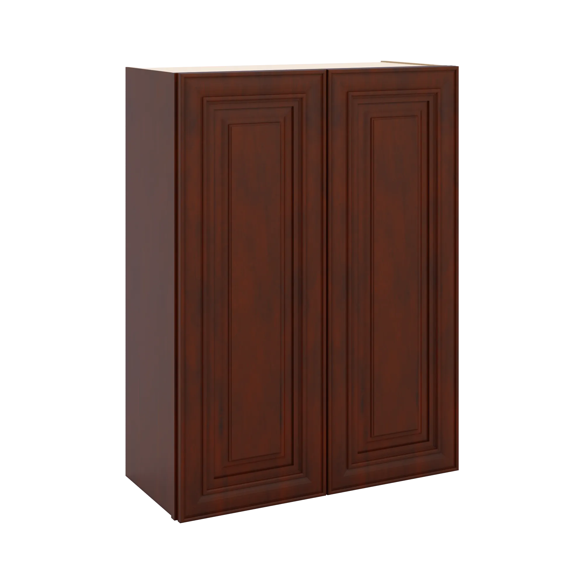 J&K Mahogany J5 Double Door Wall Cabinet - 27" W x 36" H