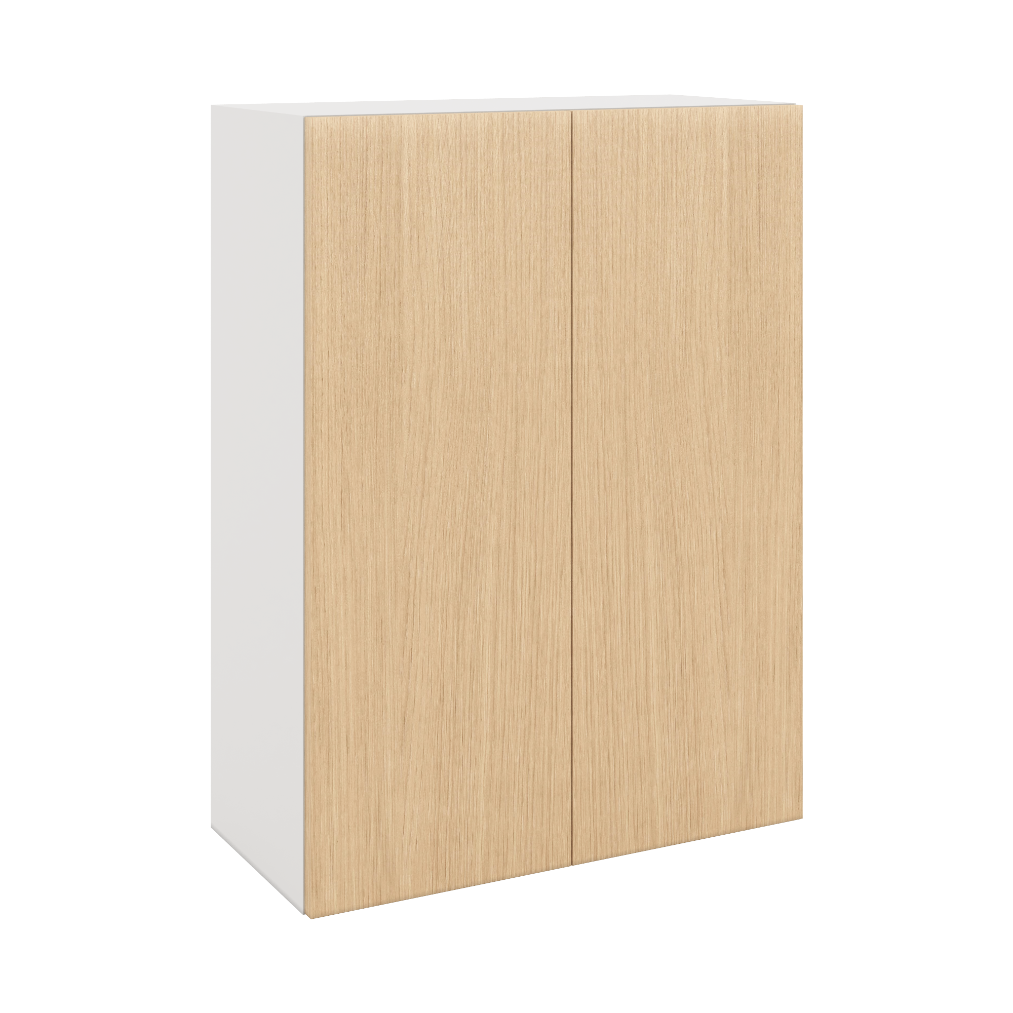 Modernform Cabinet Natural Oak 27" W X 36" H X 12" D Double Door Wall Cabinet
