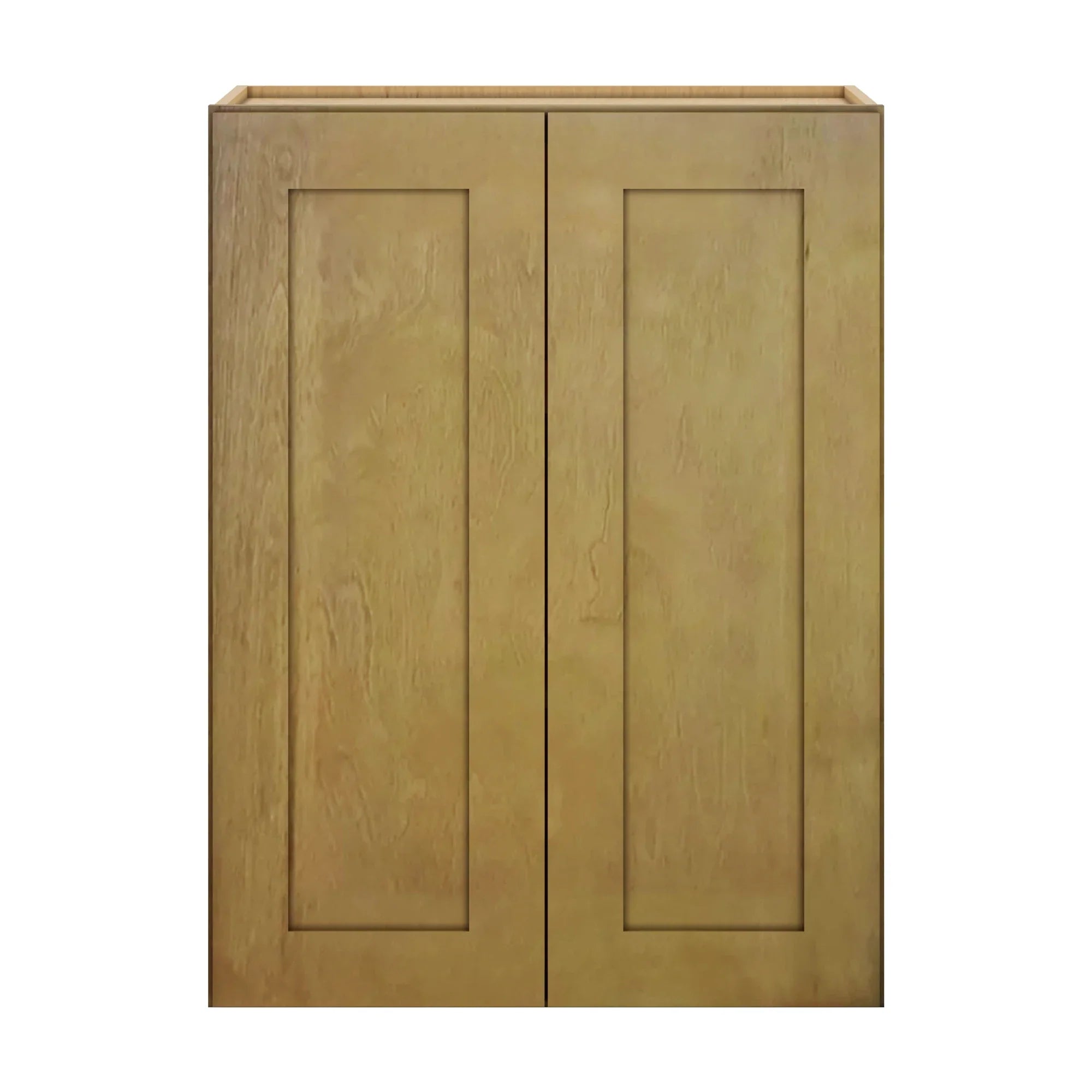 Modernform Cabinet Natural Shaker 27" W X 36" H X 12" D Double Door Wall Cabinet