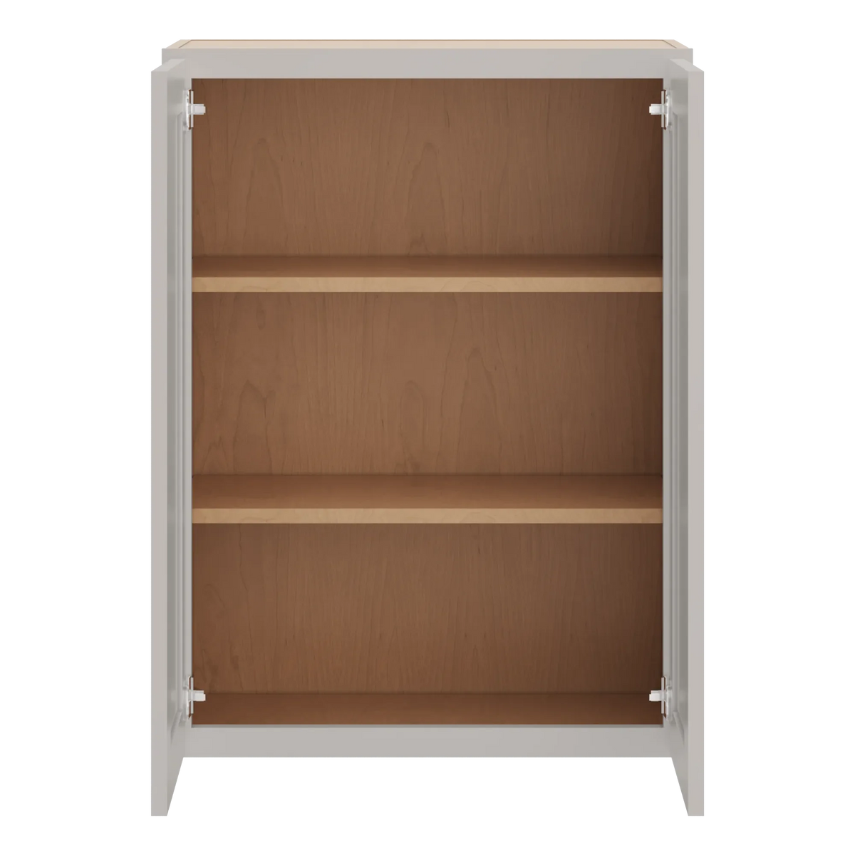 cnc luxor 5 piece misty grey 27 w x 36 h double door wall cabinet