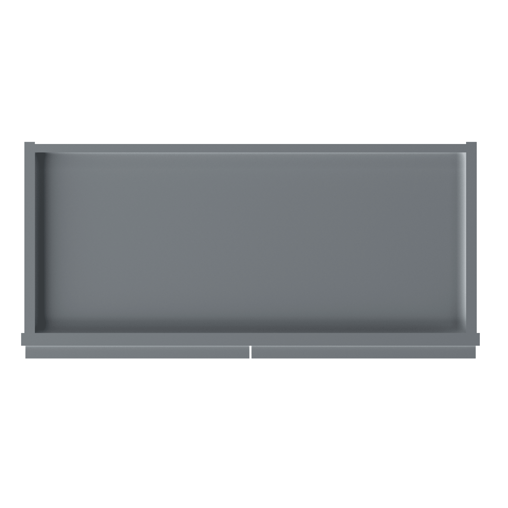 Wall Kitchen Cabinet W2736 Colonial Gray LessCare 27 in. width 36 in. height 12 in. depth