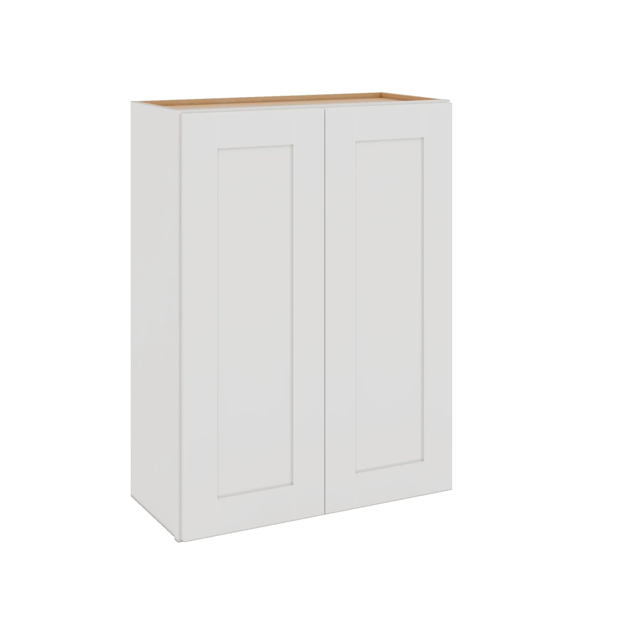 Modernform Cabinet White Shaker 27" W X 36" H X 12" D Double Door Wall Cabinet