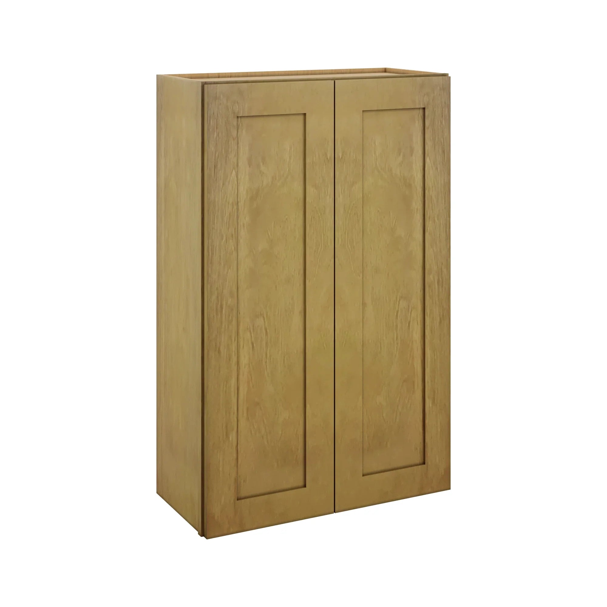 Modernform Cabinet Natural Shaker 27" W X 42" H X 12" D Double Door Wall Cabinet
