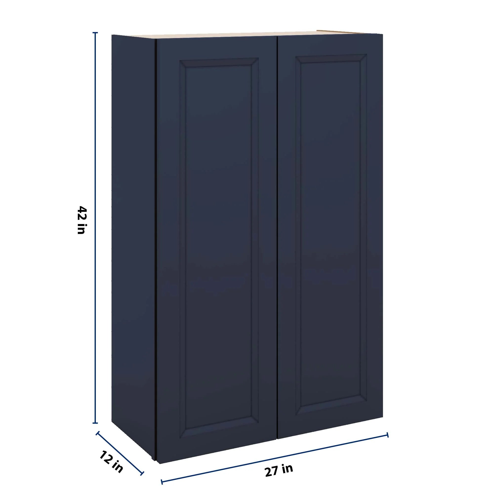 J&K Naval B7 Double Door Wall Cabinet - 27" W x 42" H