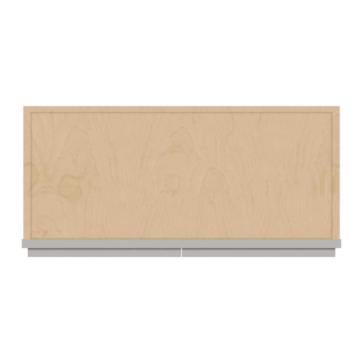 cnc luxor 5 piece misty grey 27 w x 42 h double door wall cabinet
