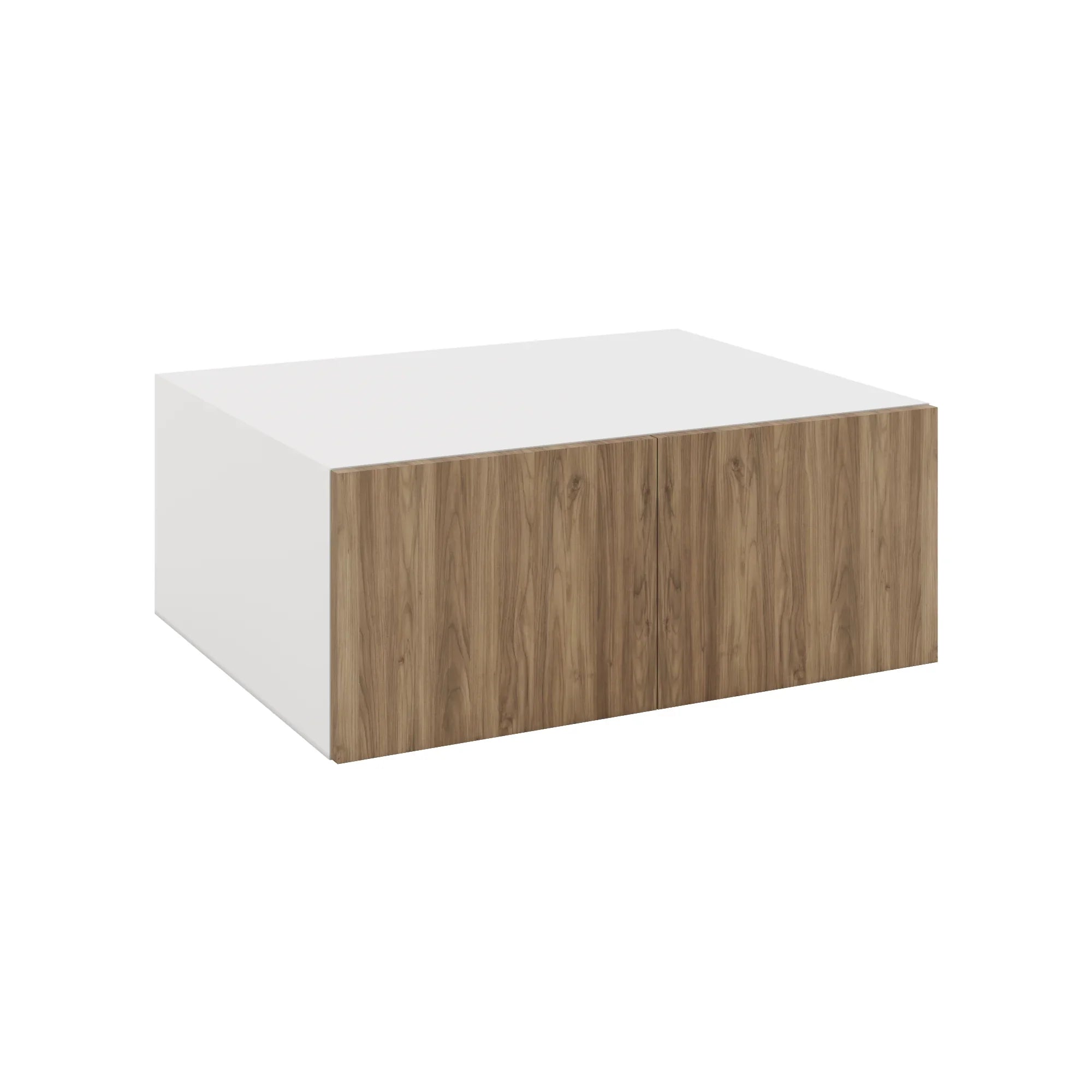 Modernform Cabinet Walnut 30" W X 12" H X 24" D Double Door Wall Cabinet