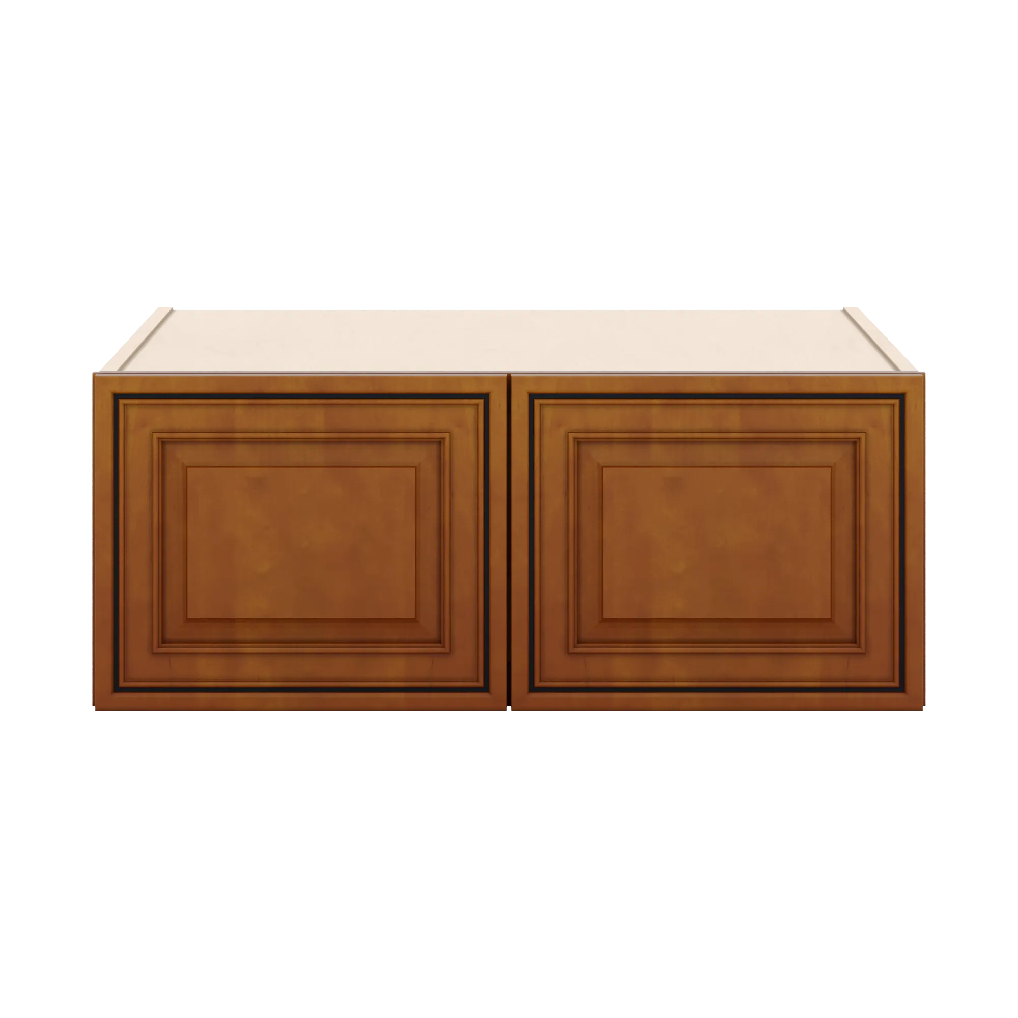j k mocha glazed k10 refrigerator wall cabinet 30 w x 12 h x 27 d
