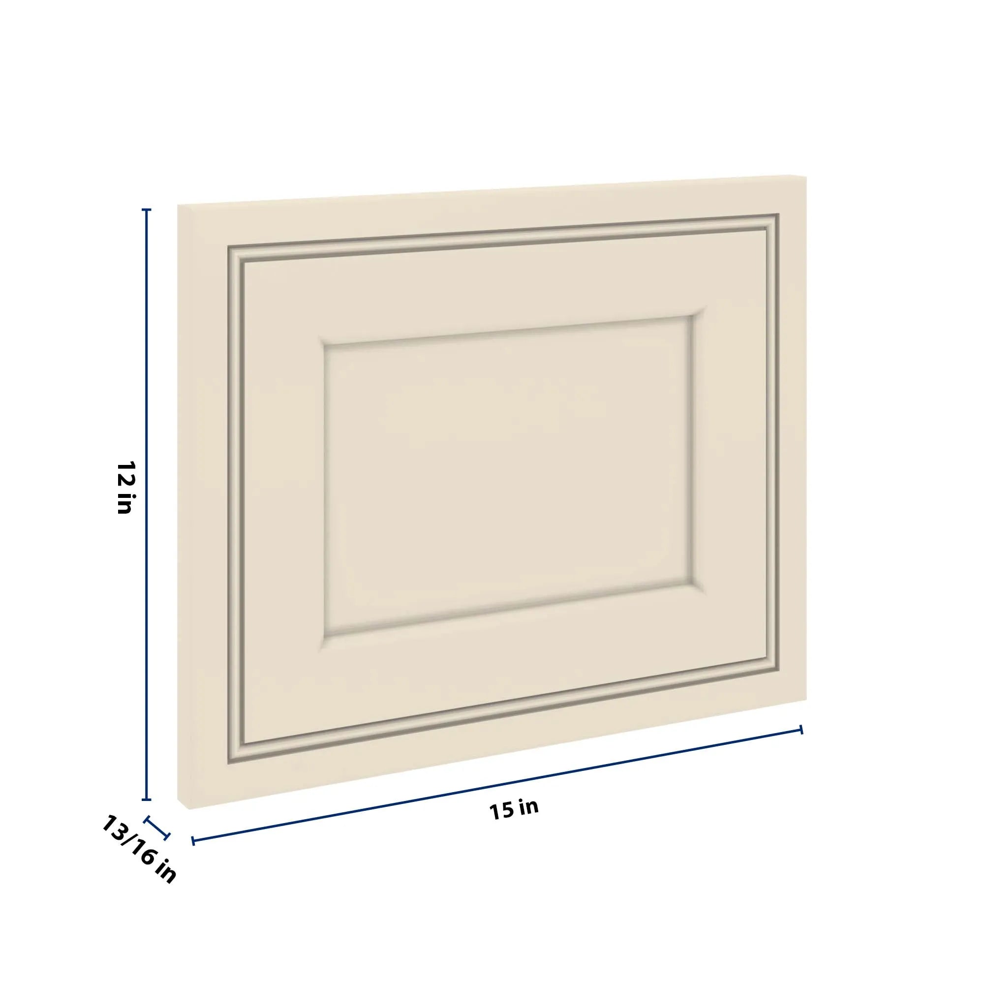 J&K Pearl Glazed H9 Dummy Door Panel 15" W x 12" H