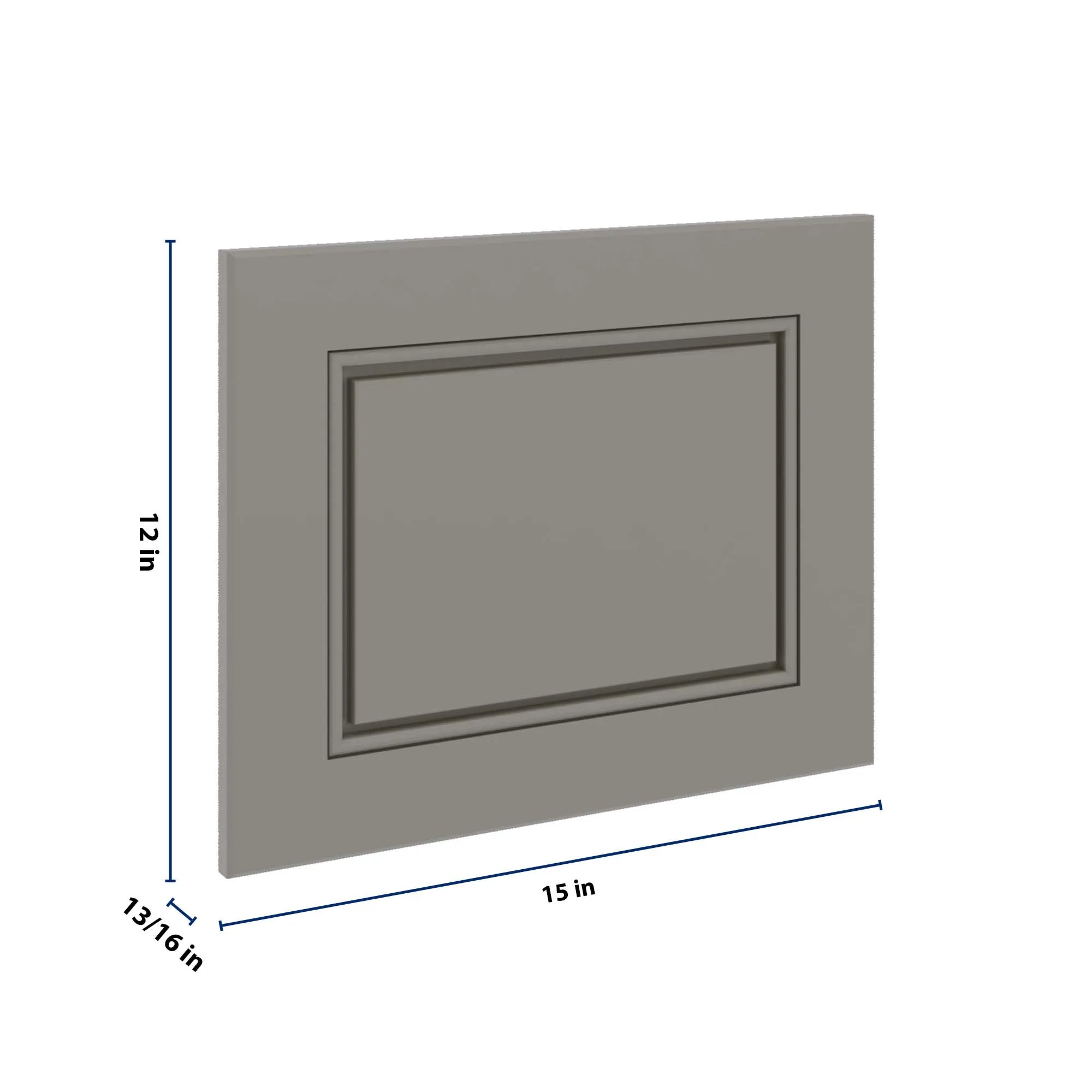 J&K Greige K3 Dummy Door Panel 15" W x 12" H