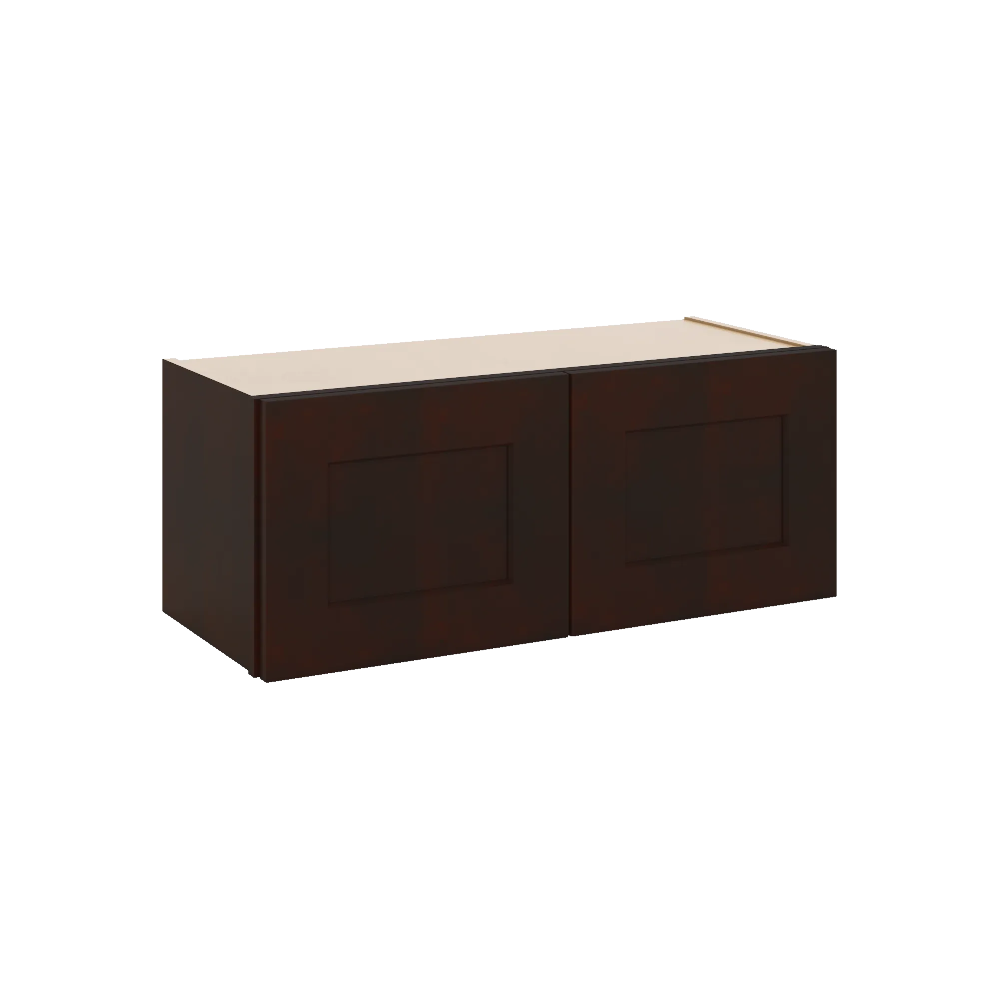 J&K Java Coffee S1 Double Door Wall Cabinet - 30" W x 12" H
