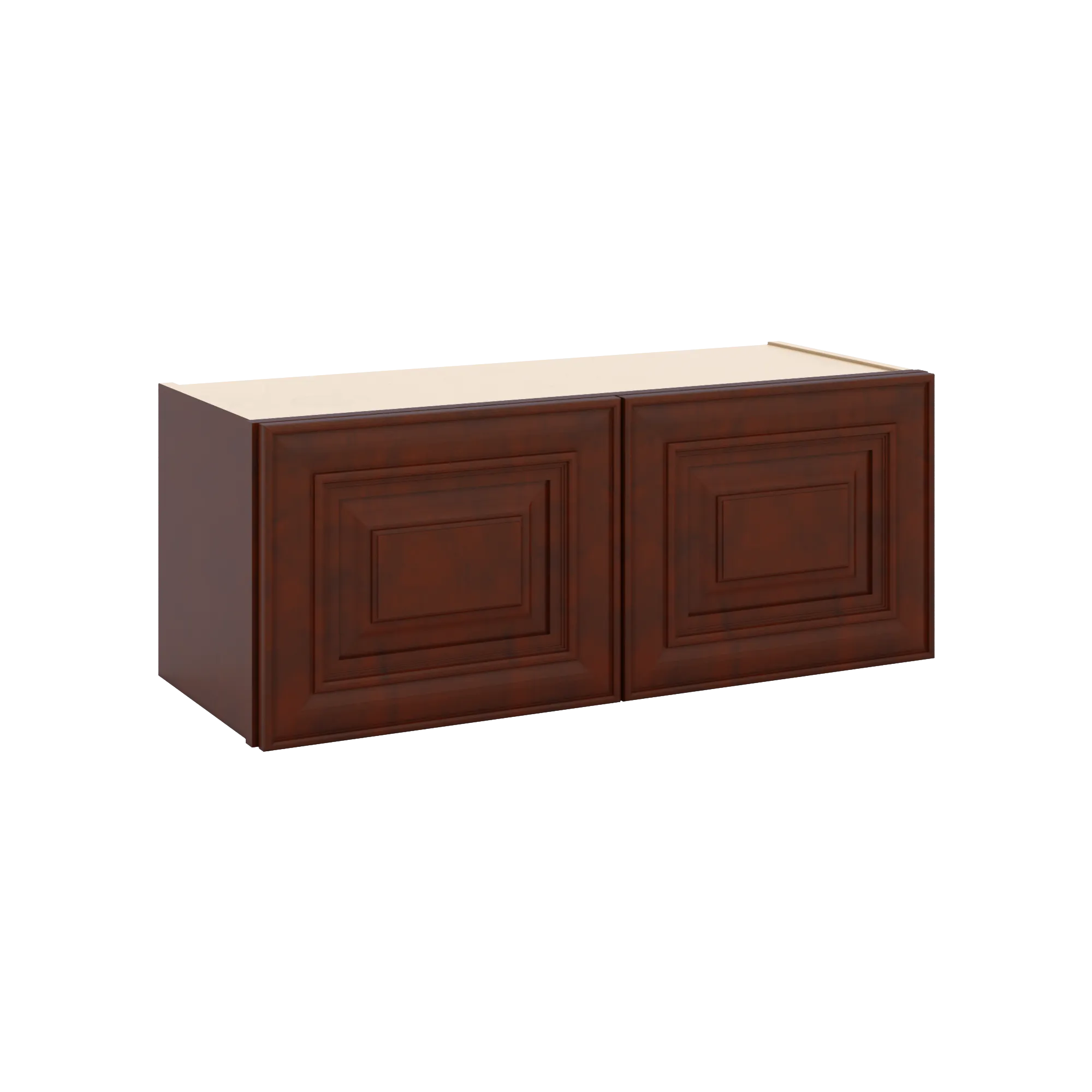 J&K Mahogany J5 Double Door Wall Cabinet - 30" W x 12" H