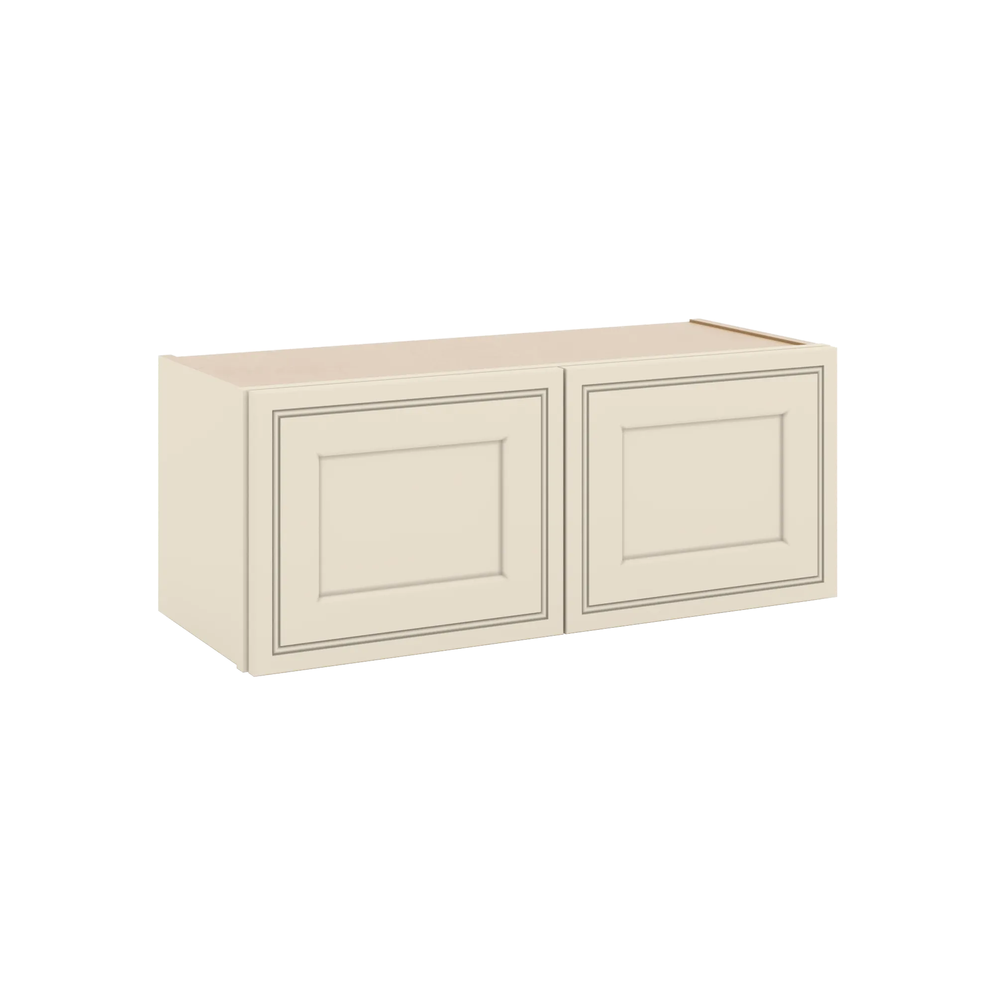 J&K Pearl Glazed H9 Double Door Wall Cabinet - 30" W x 12" H