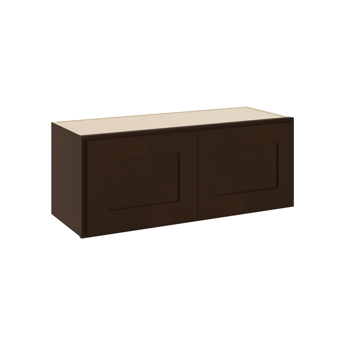 CNC Luxor 5-Piece Espresso 30" W X 12" H Double Door Wall Cabinet