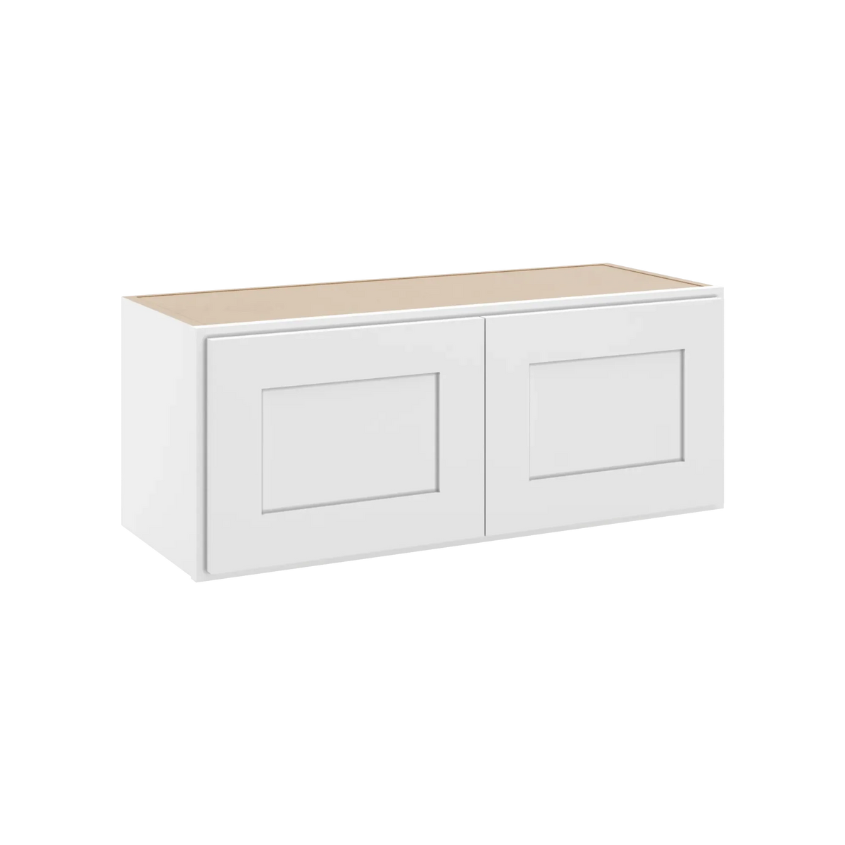 cnc luxor white 30 w x 12 h double door wall cabinet