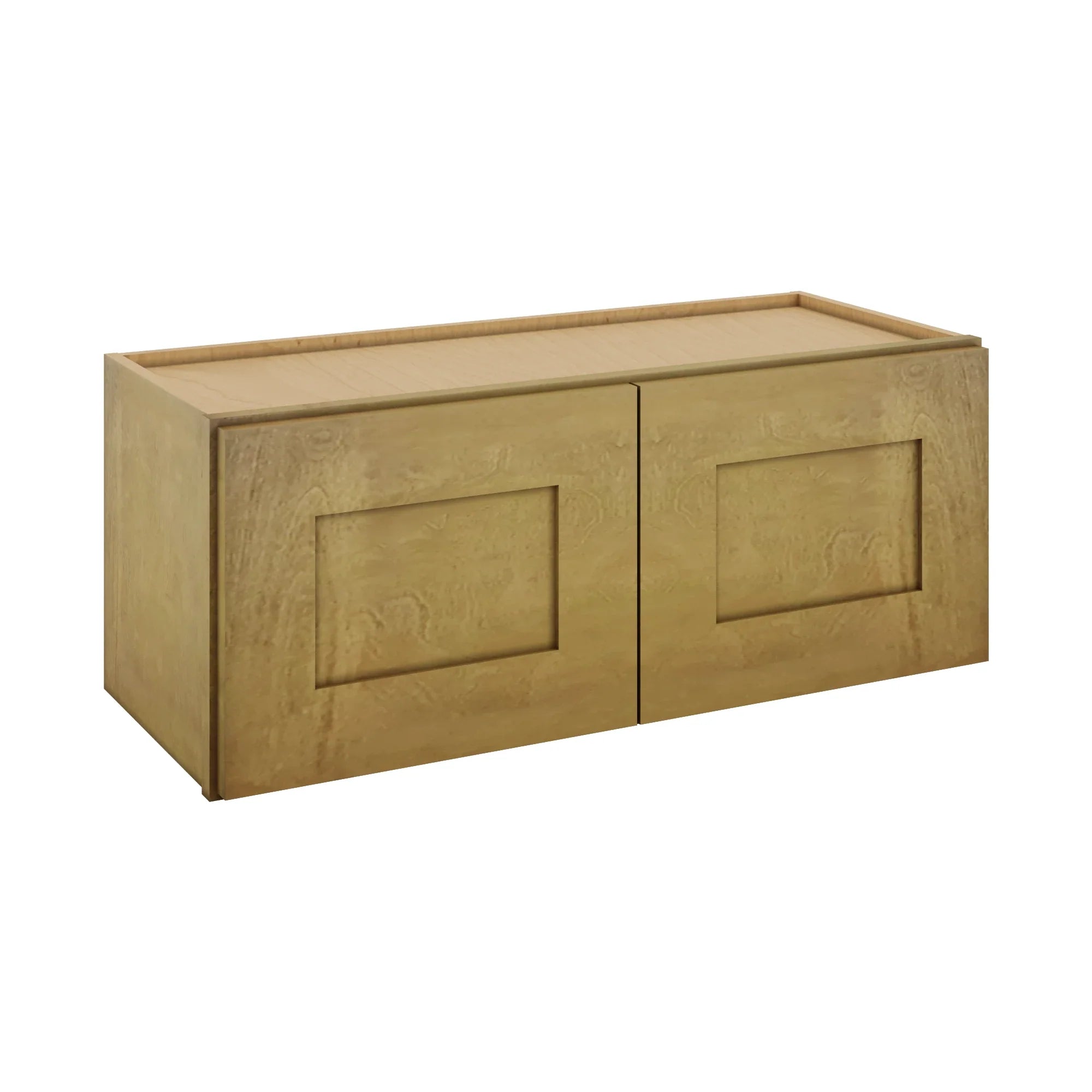 Modernform Cabinet Natural Shaker 30" W X 12" H X 12" D Double Door Wall Cabinet