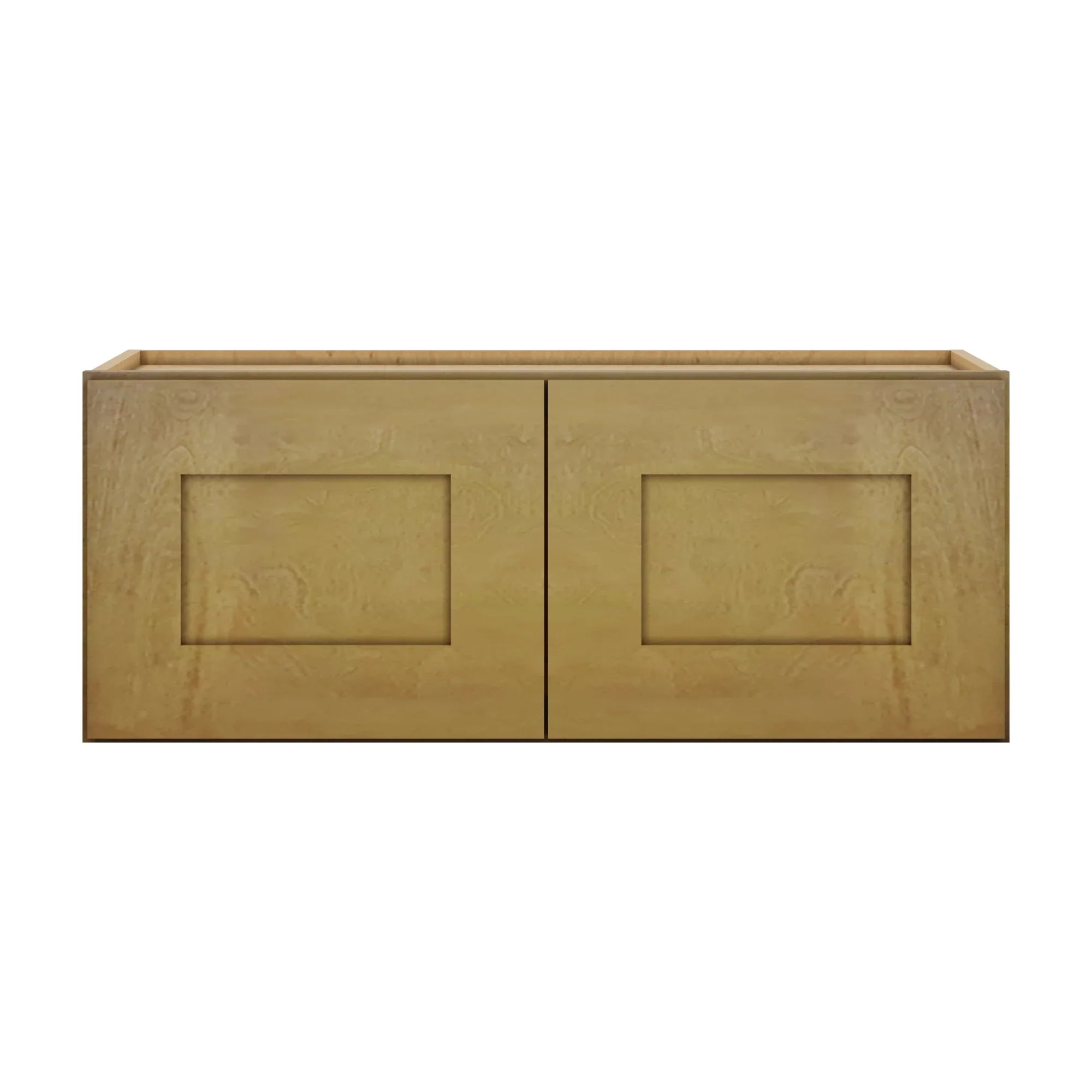 Modernform Cabinet Natural Shaker 30" W X 12" H X 12" D Double Door Wall Cabinet