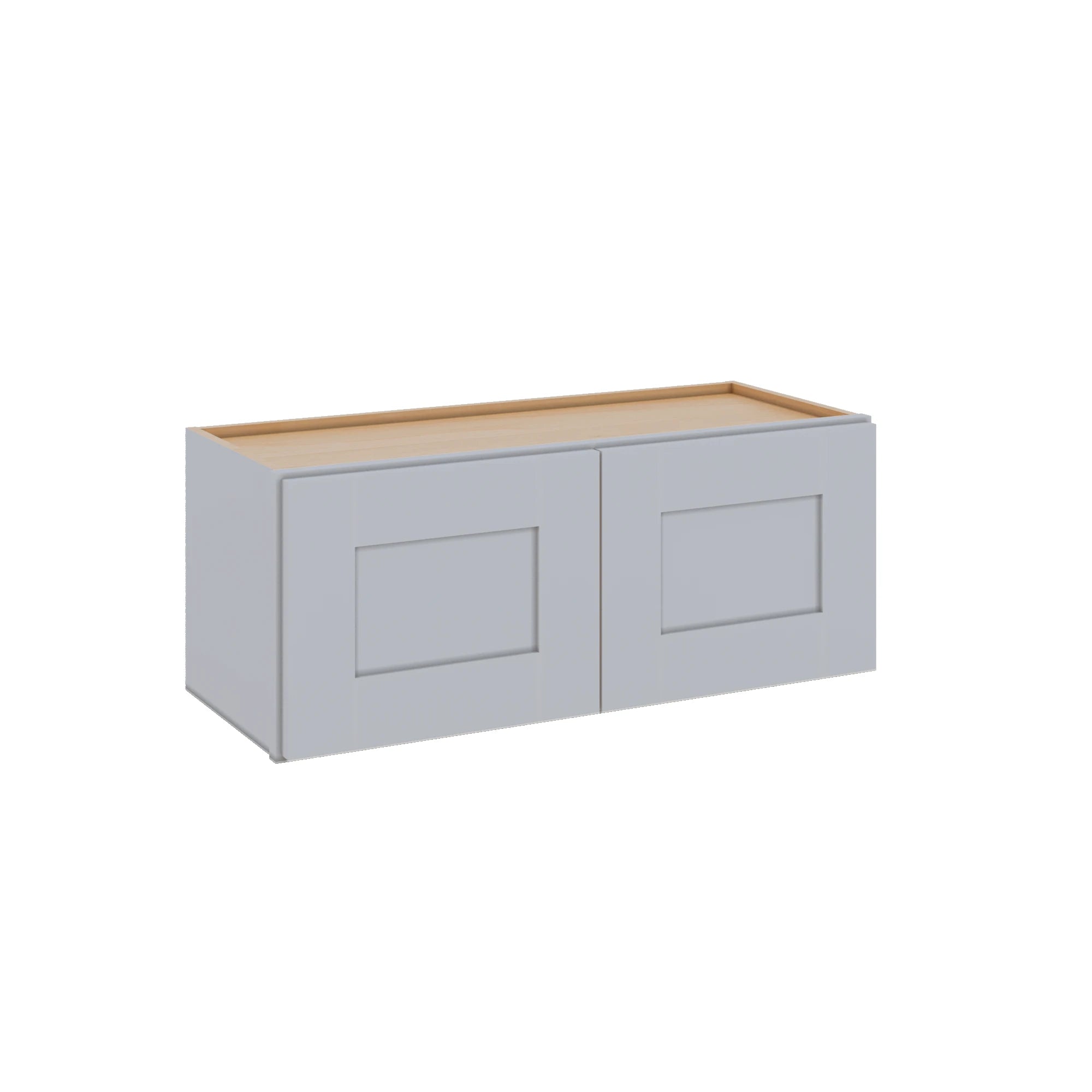 Modernform Cabinet Grey Shaker 30" W X 12" H X 12" D Double Door Wall Cabinet