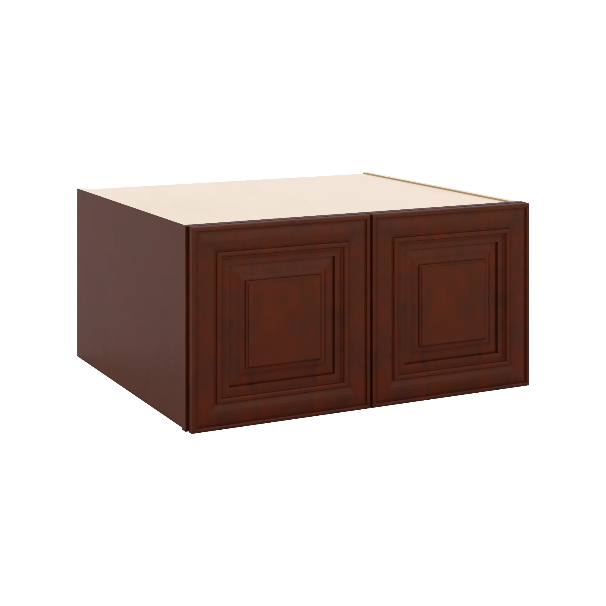 J&K Mahogany J5 Refrigerator Wall Cabinet - 30" W x 15" H x 27" D