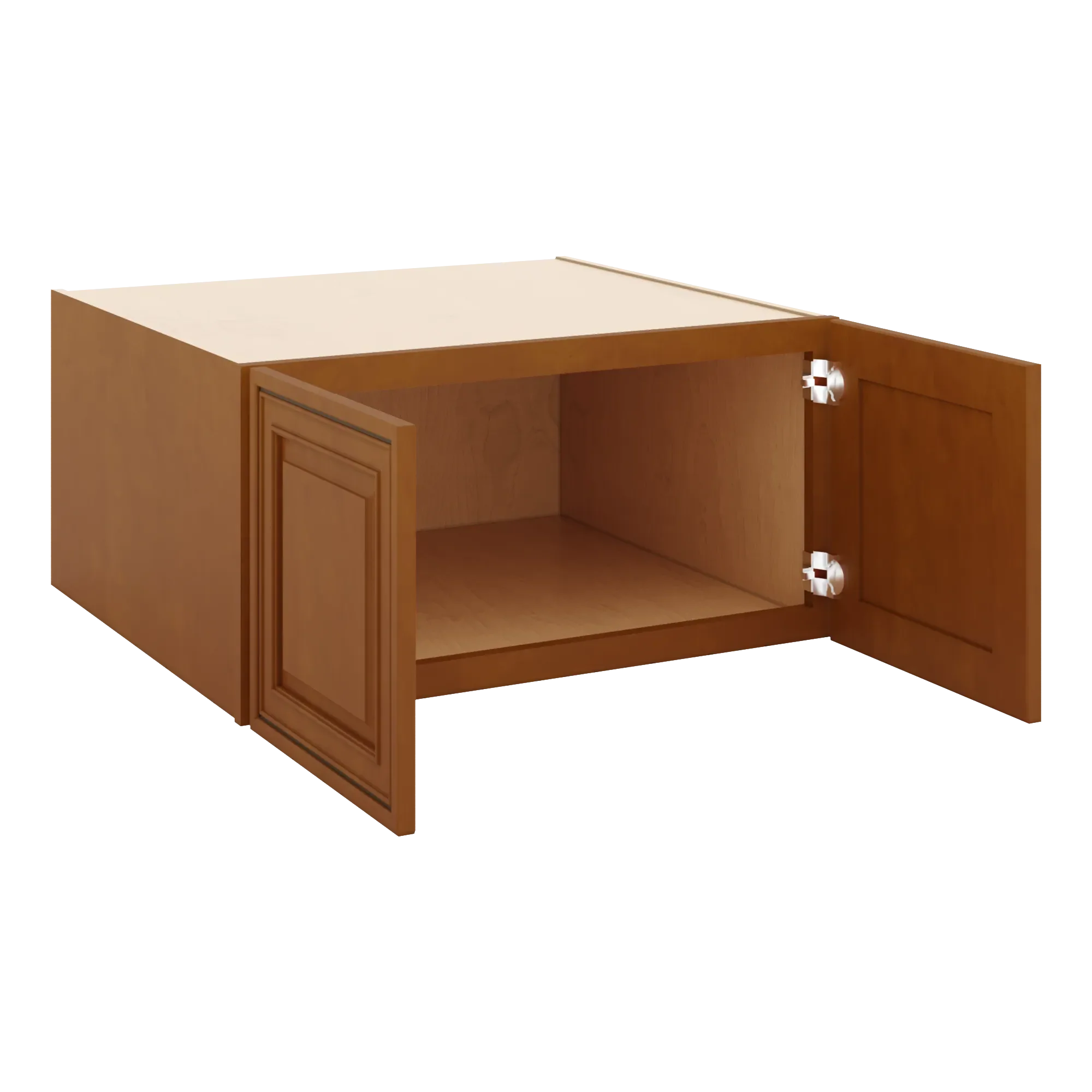 j k mocha glazed k10 refrigerator wall cabinet 30 w x 15 h x 27 d