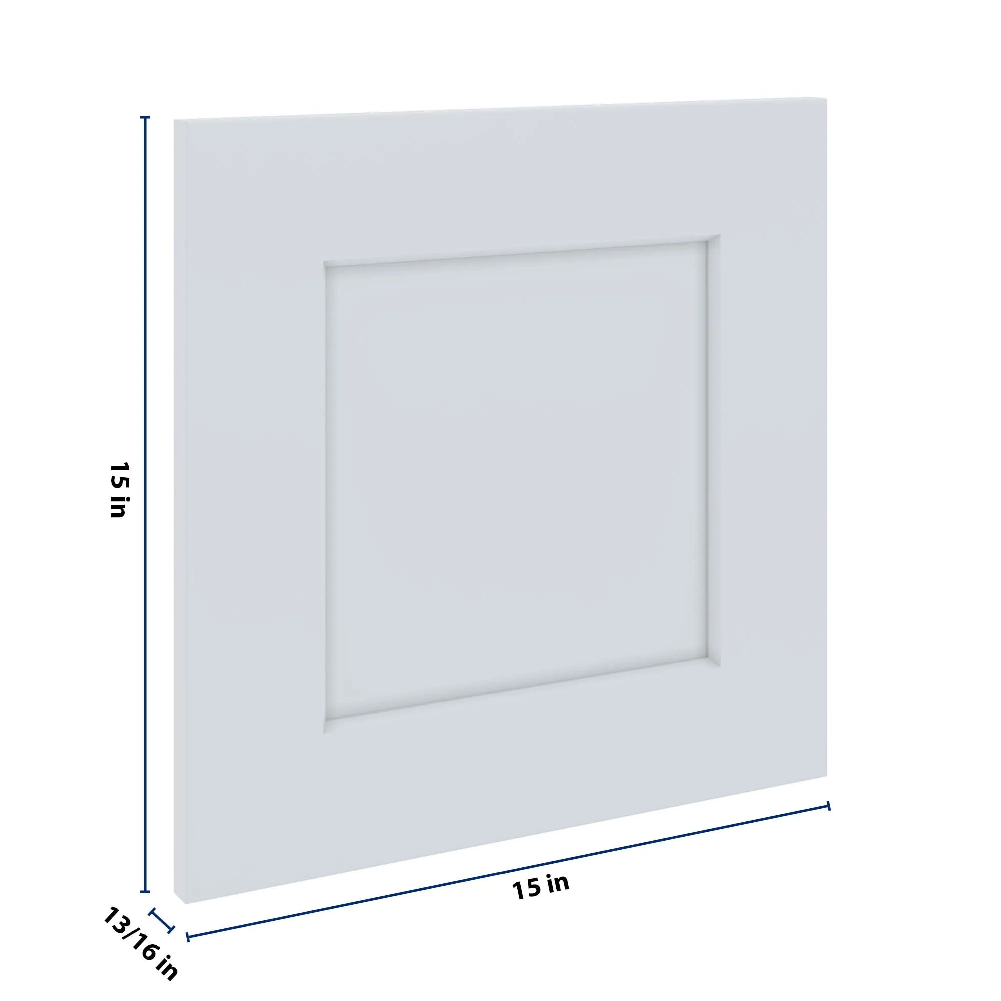 J&K White Shaker S8 Dummy Door Panel 15" W x 15" H