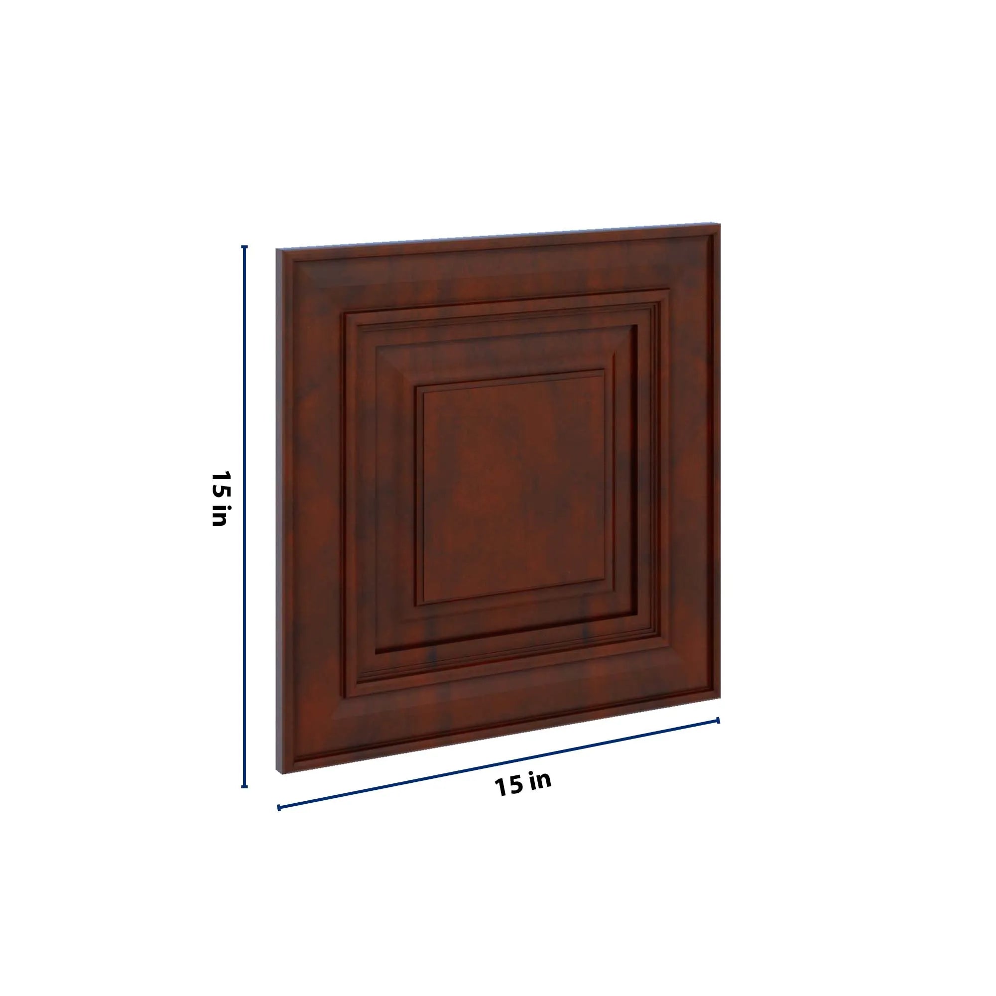 J&K Mahogany J5 Dummy Door Panel 15" W x 15" H