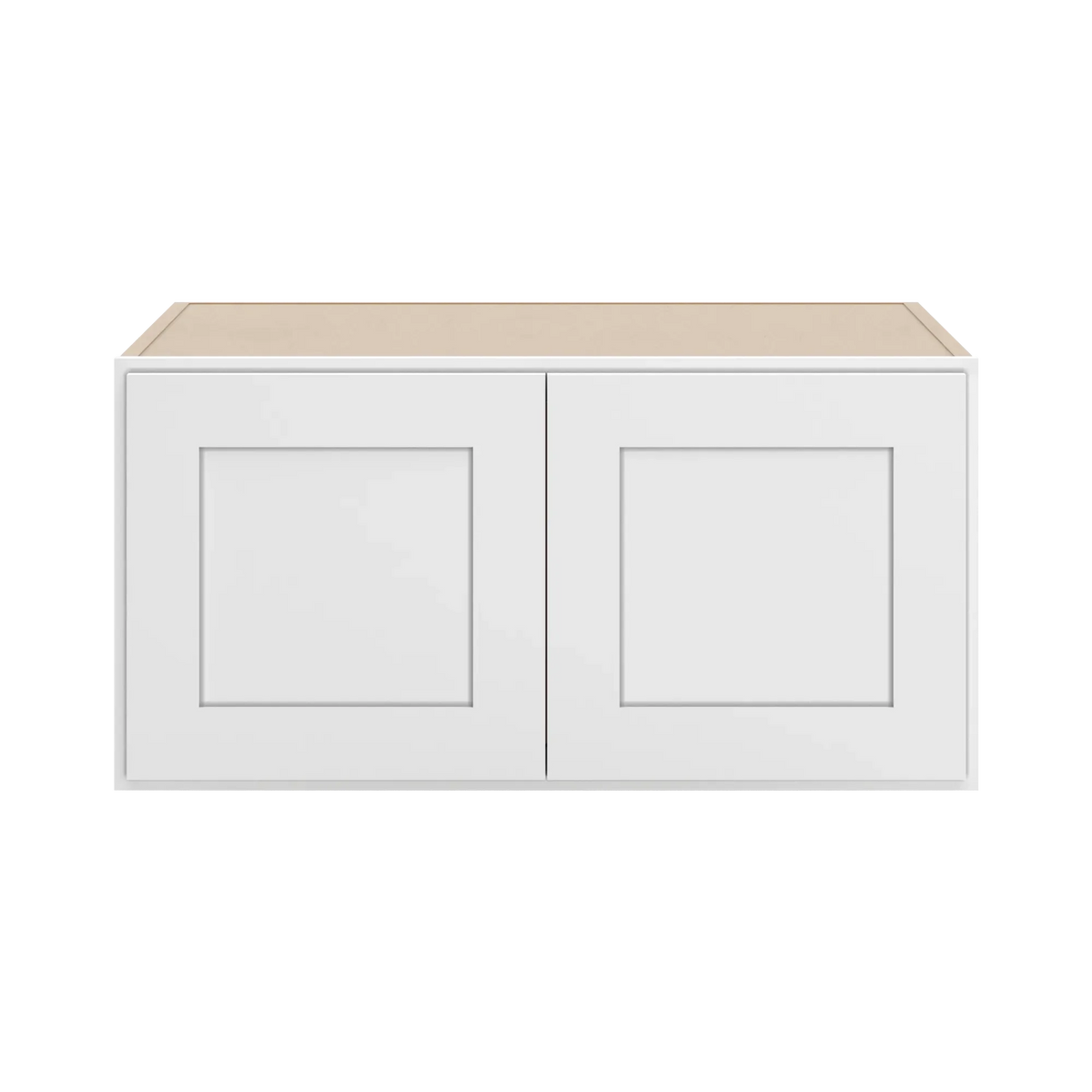 cnc luxor white 30 w x 15 h x 24 d double door wall cabinet