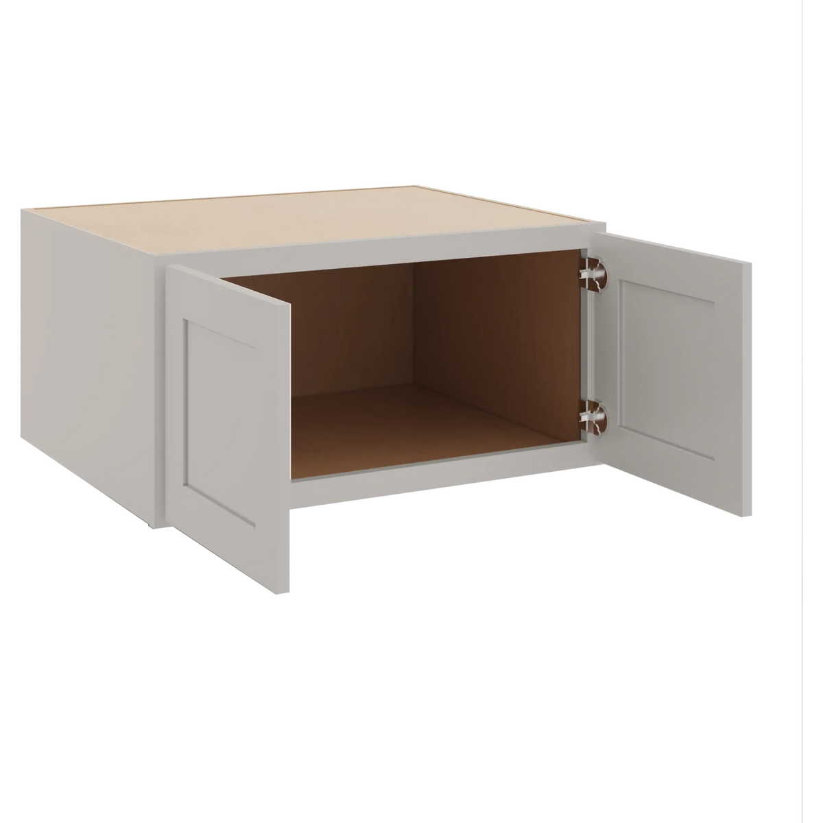 cnc luxor 5 piece misty grey 30 w x 15 h x 24 d double door wall cabinet